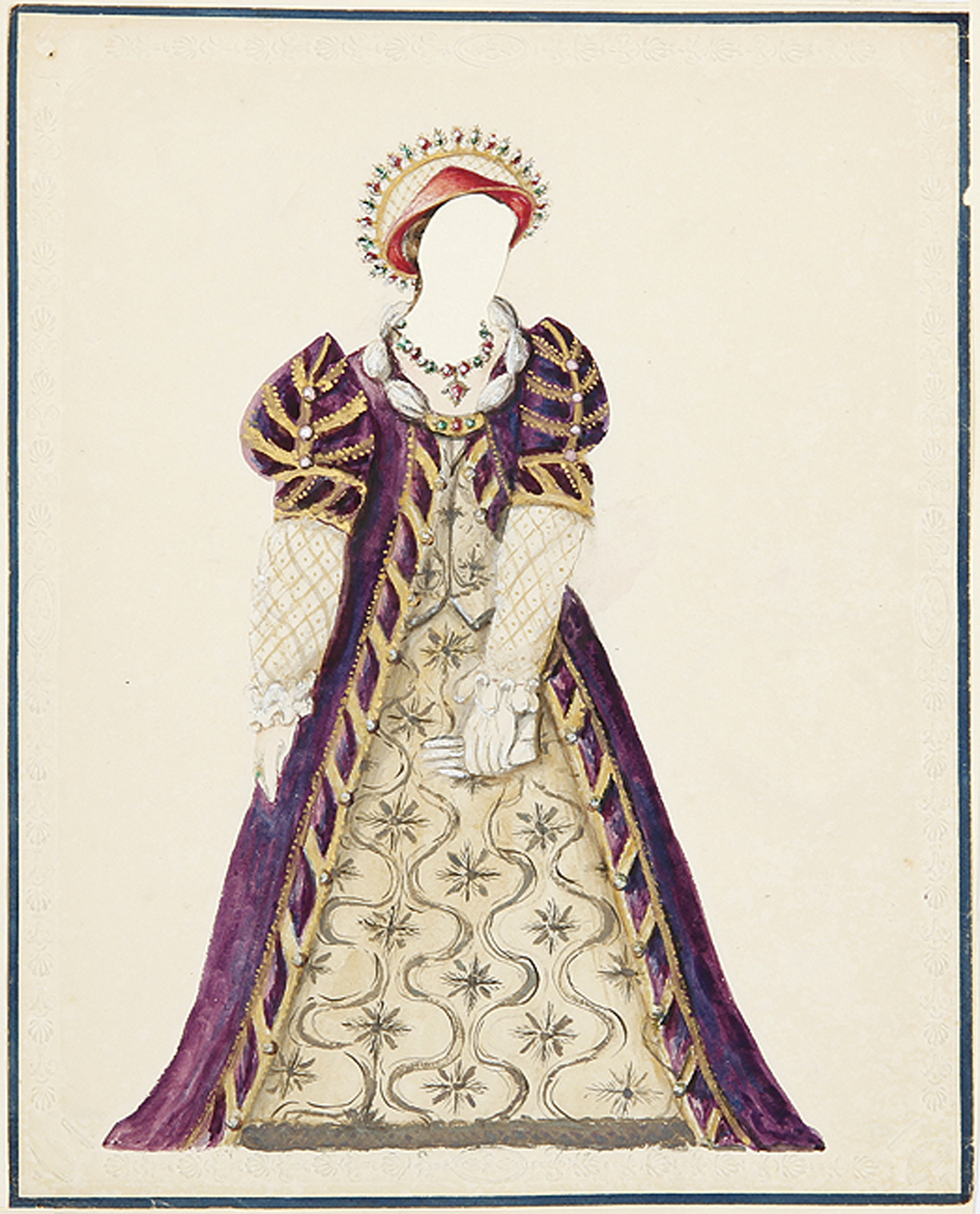 VARIA - MODE: Damenroben am Hofe Heinrich IV. von England und später.