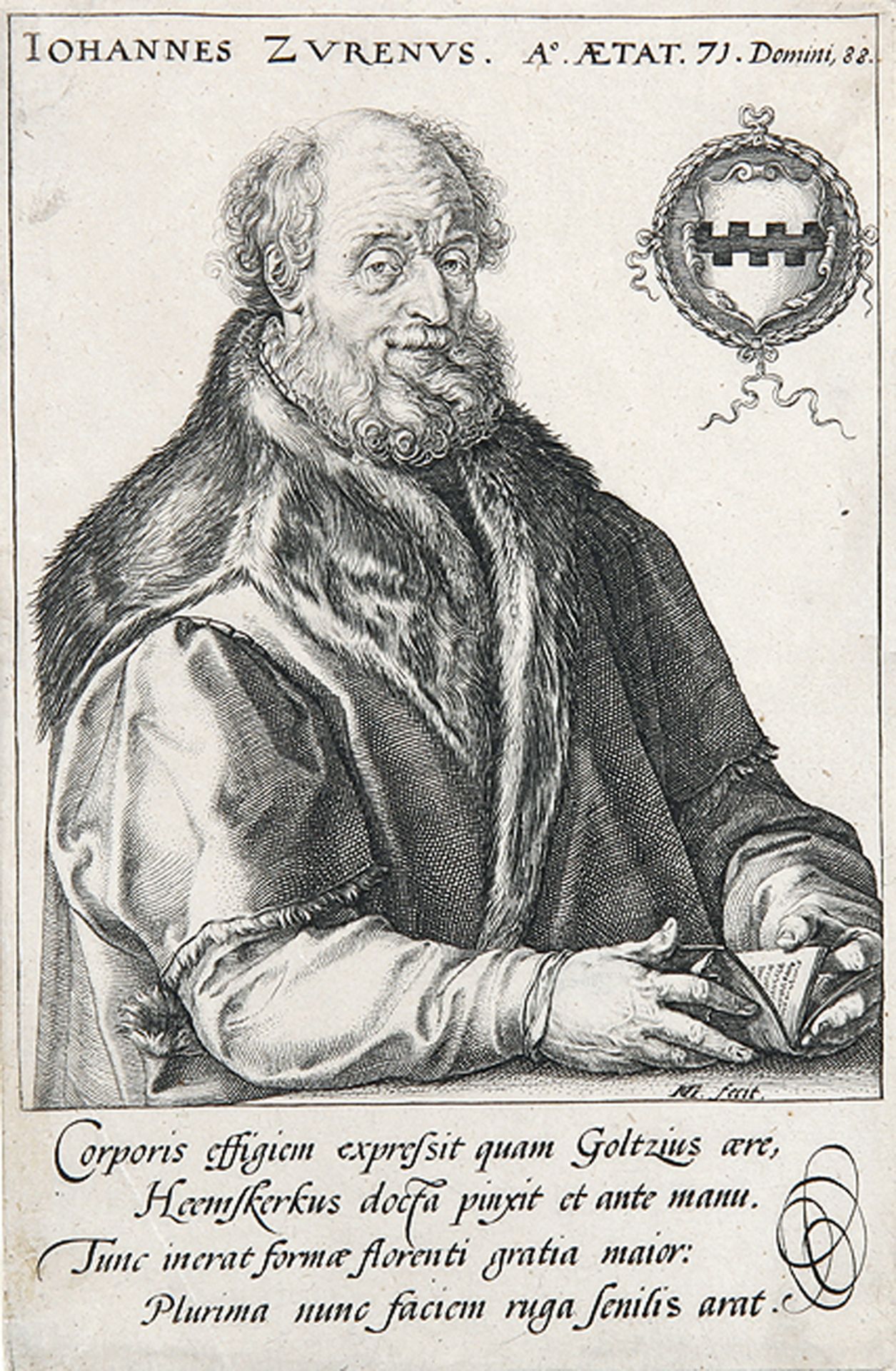 HENDRICK GOLTZIUS: Jan van Zuren.