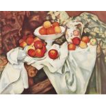 PAUL CEZANNE: Nature morte aux Pommes et Oranges.