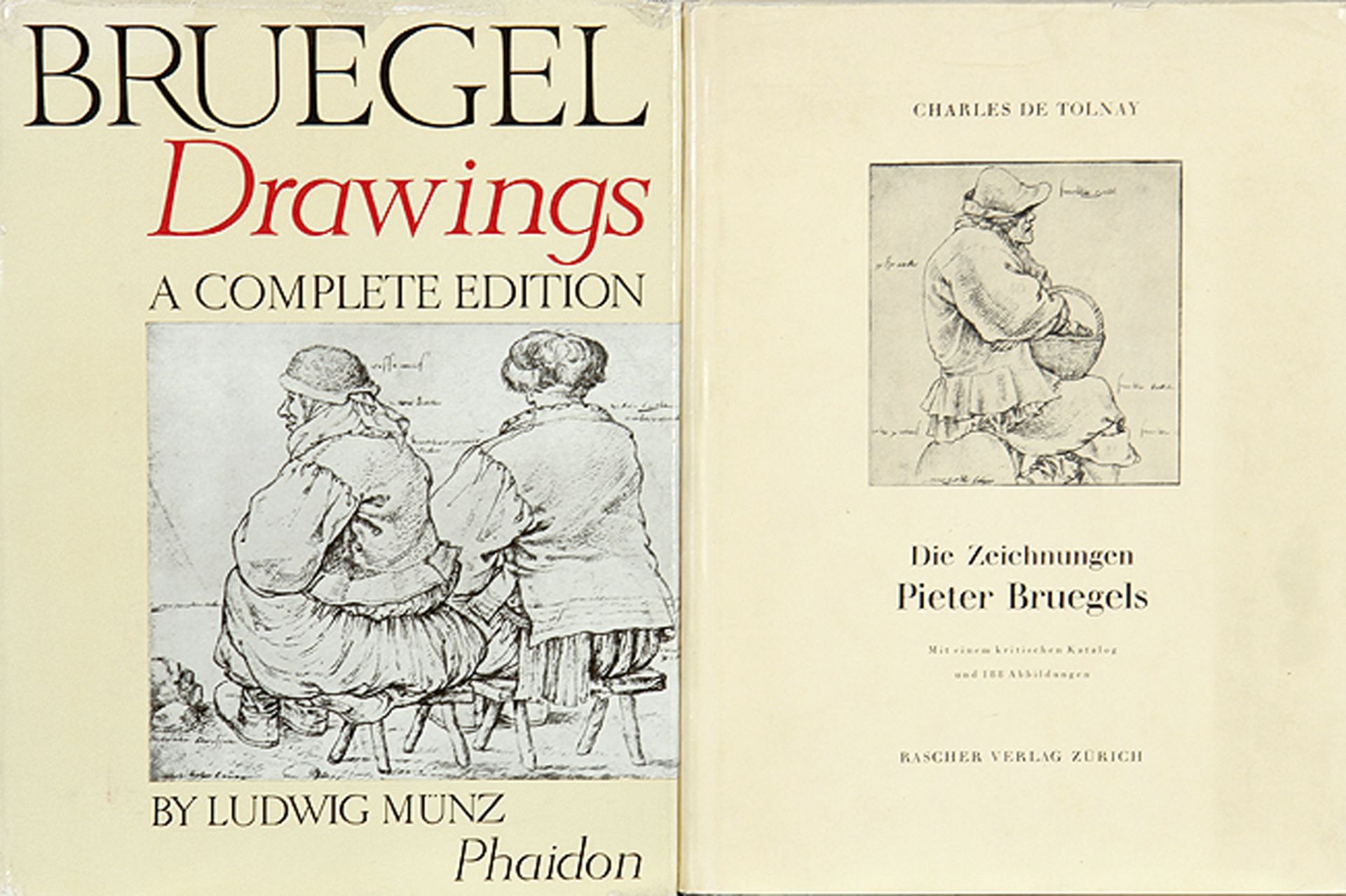 PIETER BRUEGHEL DER ÄLTERE: Tolnay, Charles de; Die Zeichnungen Pieter Bruegels (mit einem kritisch