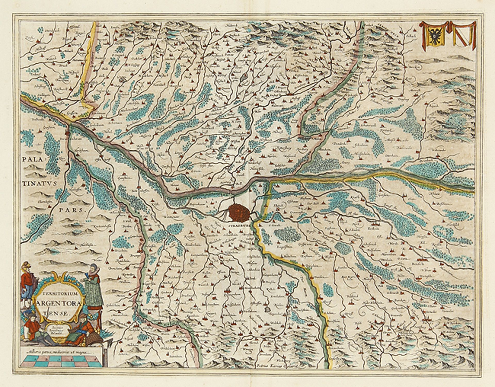 KARTOGRAPHIE - FRANKREICH: Straßburg und Umgebung.