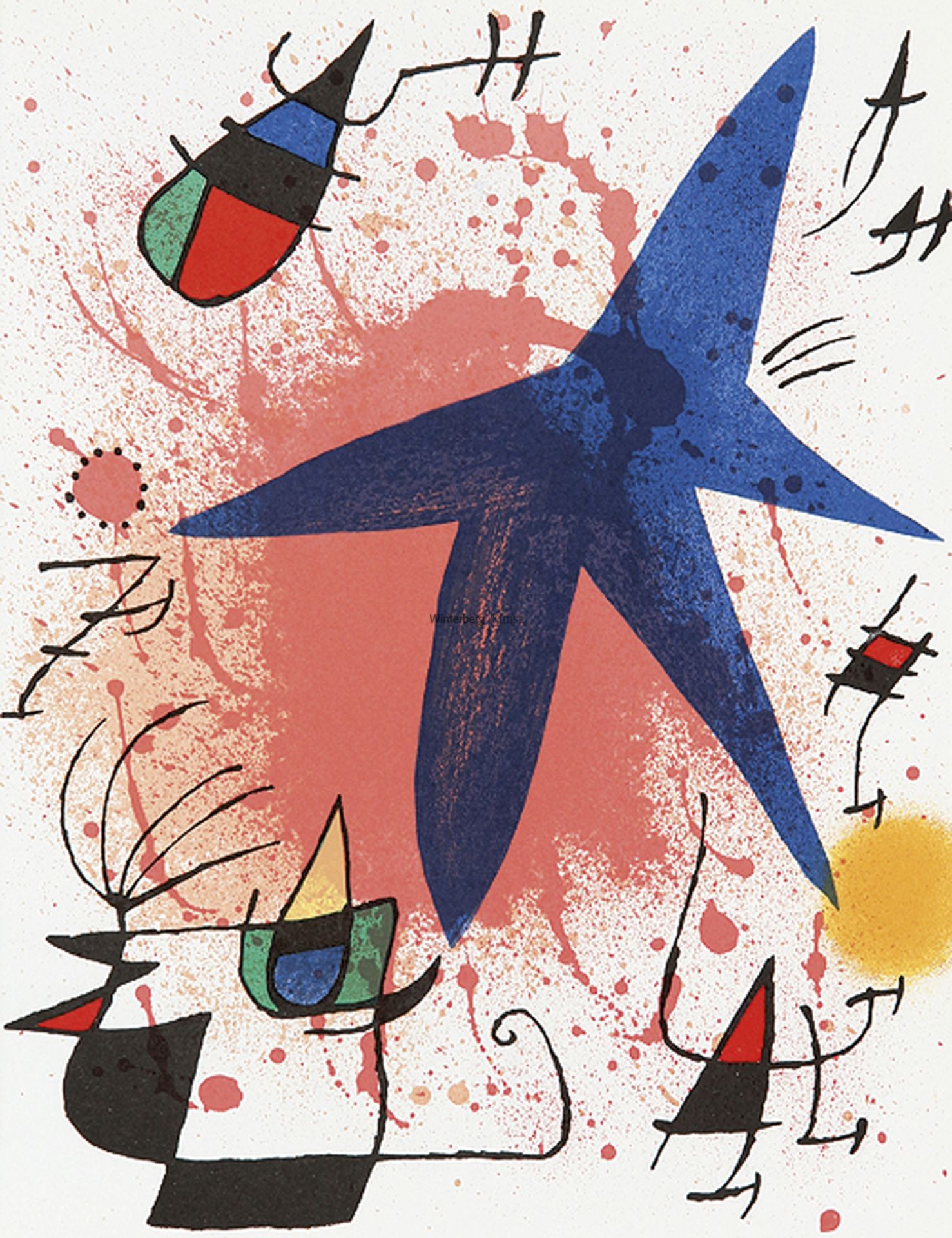 JOAN MIRO: Miró, Lithograph I-VI.