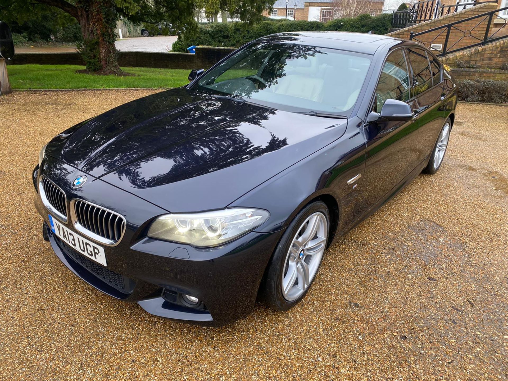 BMW 530D 3.0 M Sport Auto - 255 BHP - 2013 13 Reg - Service History - Cream Leather - Reverse Cam - Image 12 of 42