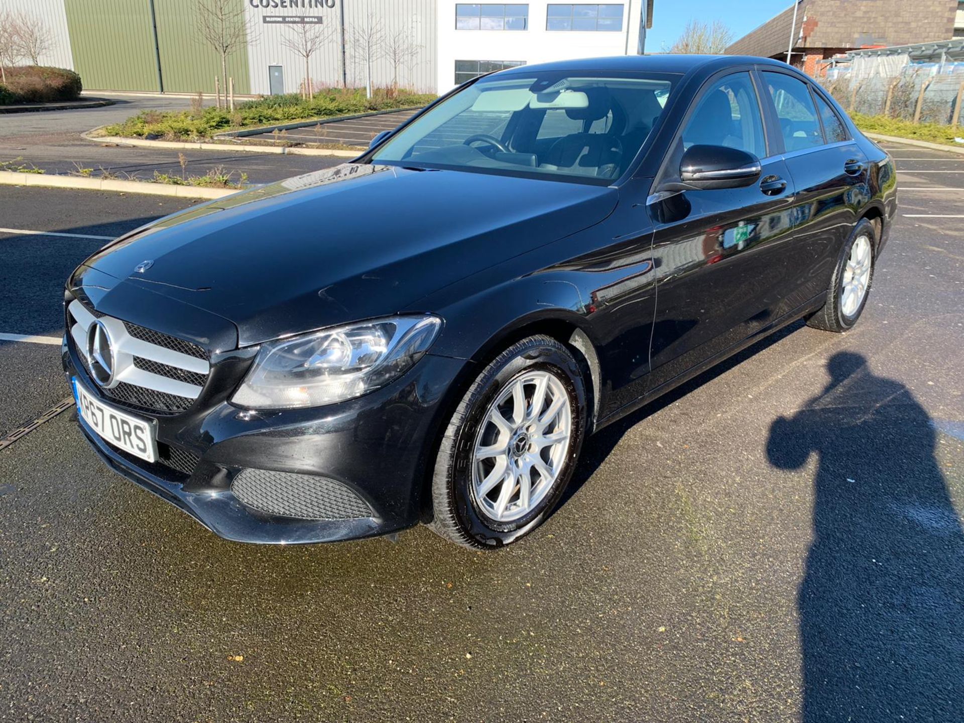 (Reserve Met) Mercedes C220d "Auto"(2018 Model) -1 Keeper -Low Miles - Leather - Sat Nav - Black - - Image 2 of 32