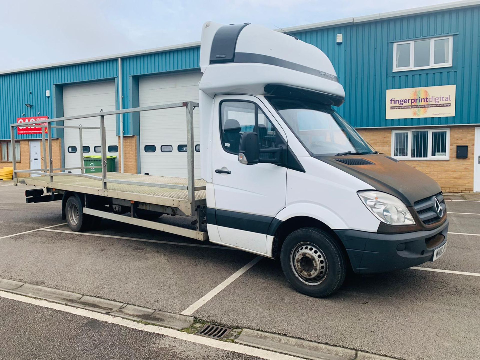 (RESERVE MET) Mercedes Sprinter 516CDI (160 BHP) XLWB 20ft Flatbed Body - 6 Speed - 2013 13 Reg - - Image 2 of 15