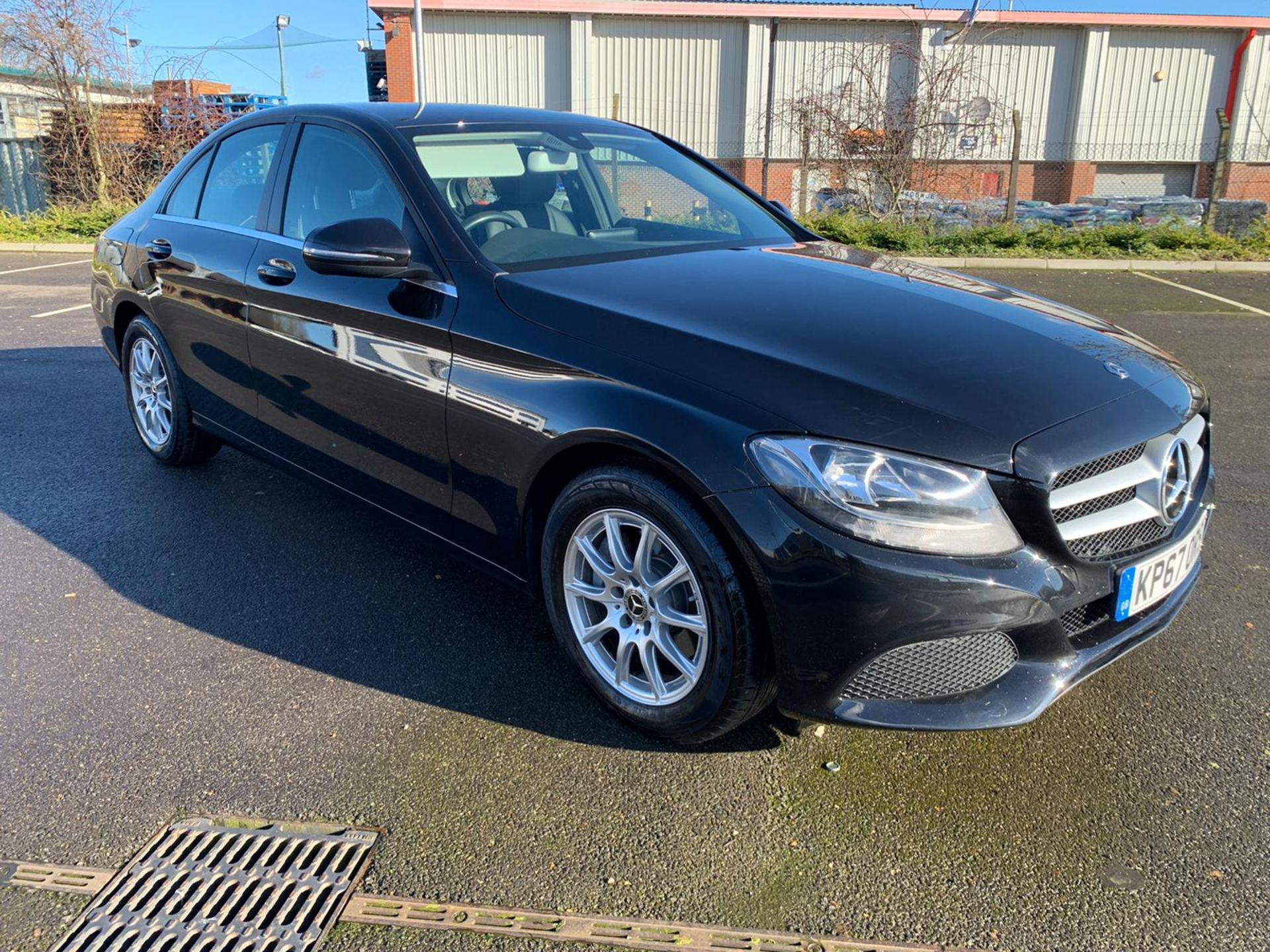 (Reserve Met) Mercedes C220d "Auto"(2018 Model) -1 Keeper -Low Miles - Leather - Sat Nav - Black -