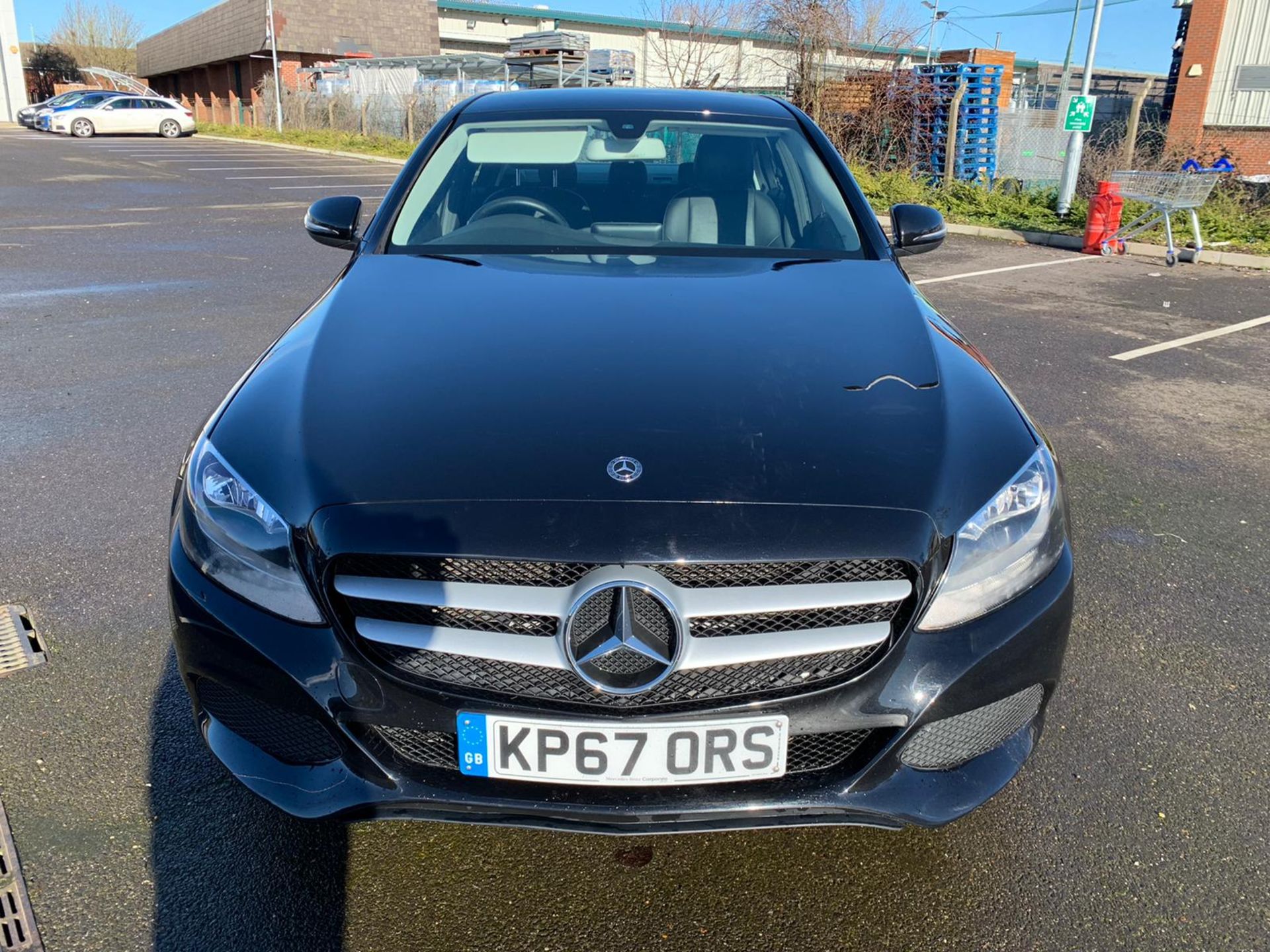 (Reserve Met) Mercedes C220d "Auto"(2018 Model) -1 Keeper -Low Miles - Leather - Sat Nav - Black - - Image 9 of 32