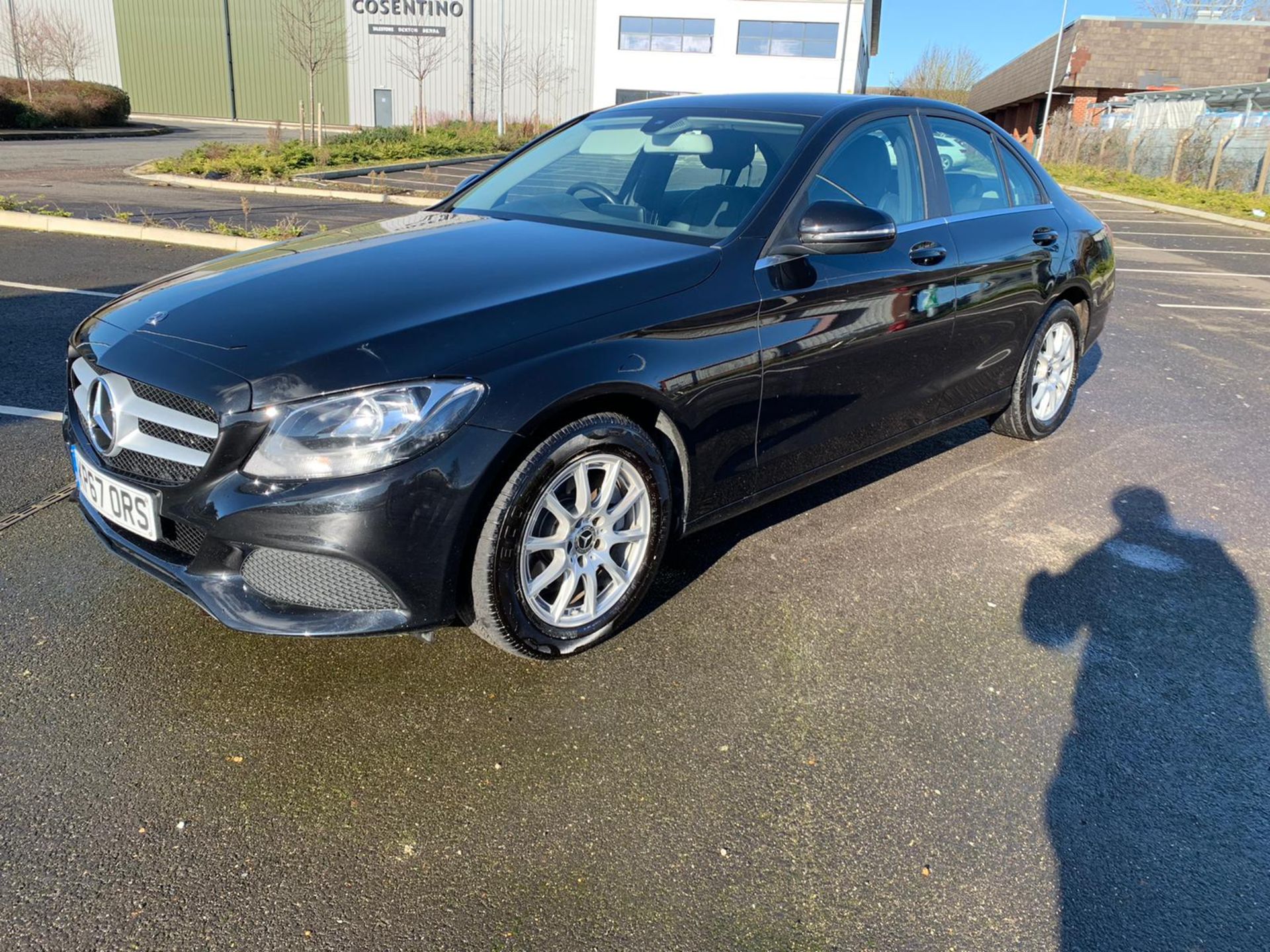 (Reserve Met) Mercedes C220d "Auto"(2018 Model) -1 Keeper -Low Miles - Leather - Sat Nav - Black - - Image 3 of 32