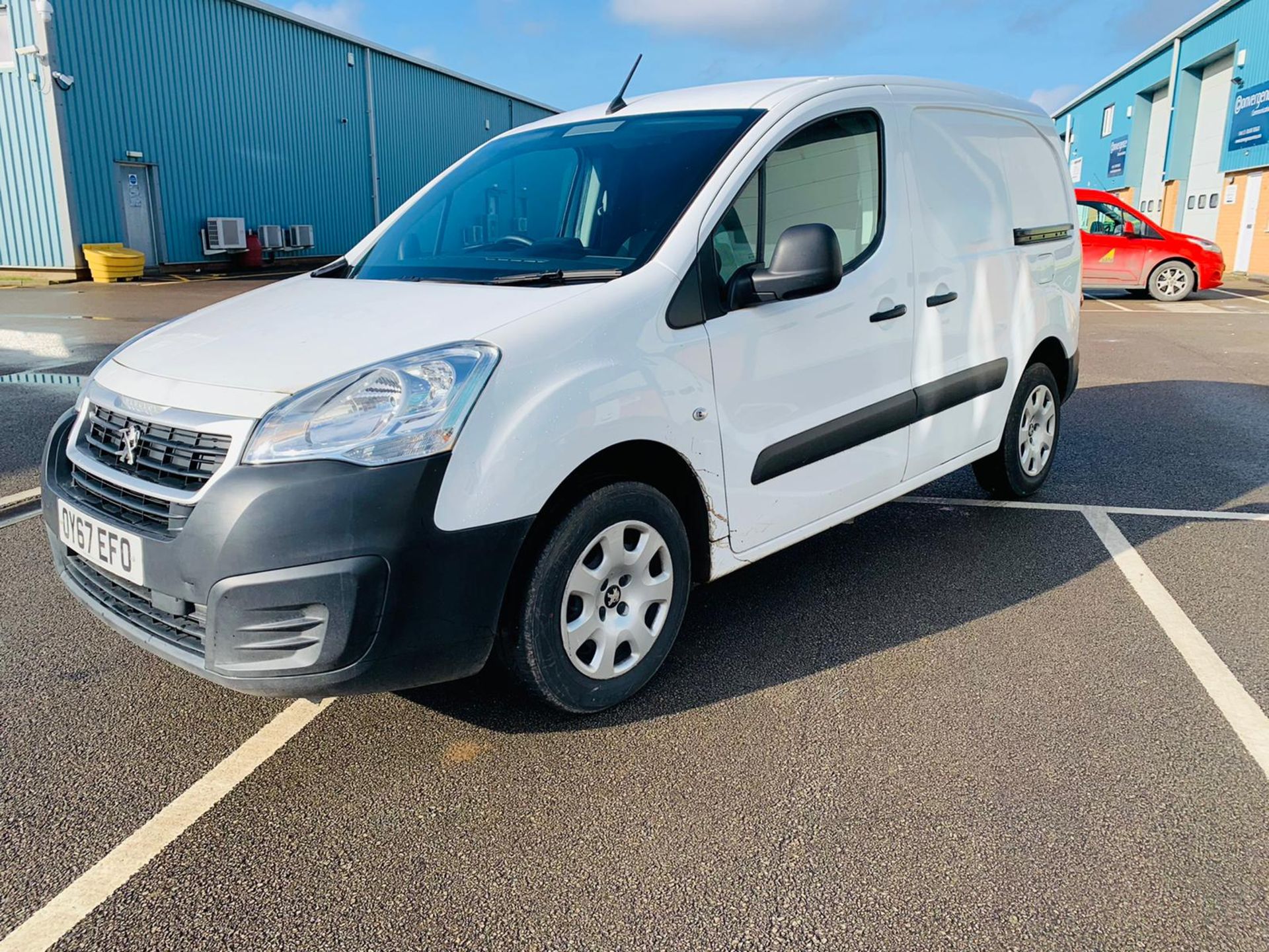 (RESERVE MET) Peugeot Partner 1.6 HDI Professional - 2018 Model - Sat Nav - Air Con - 1 Owner - Image 2 of 20