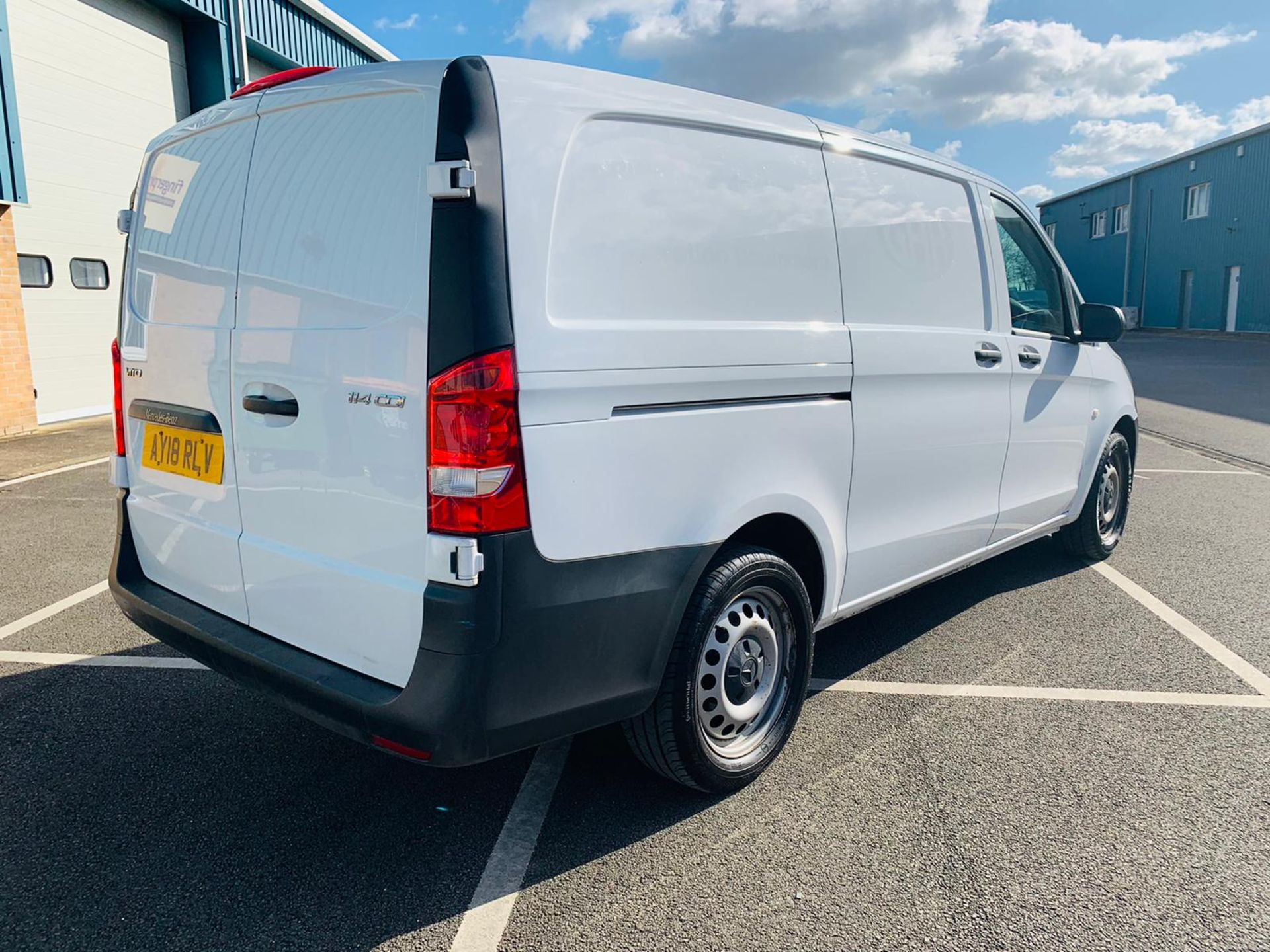 Mercedes Vito 114 CDI Bluetec 6 Speed 2018 18 Reg EX LWB - AC - Euro 6 - FSH - ULEZ - 1 Owner - Image 3 of 19