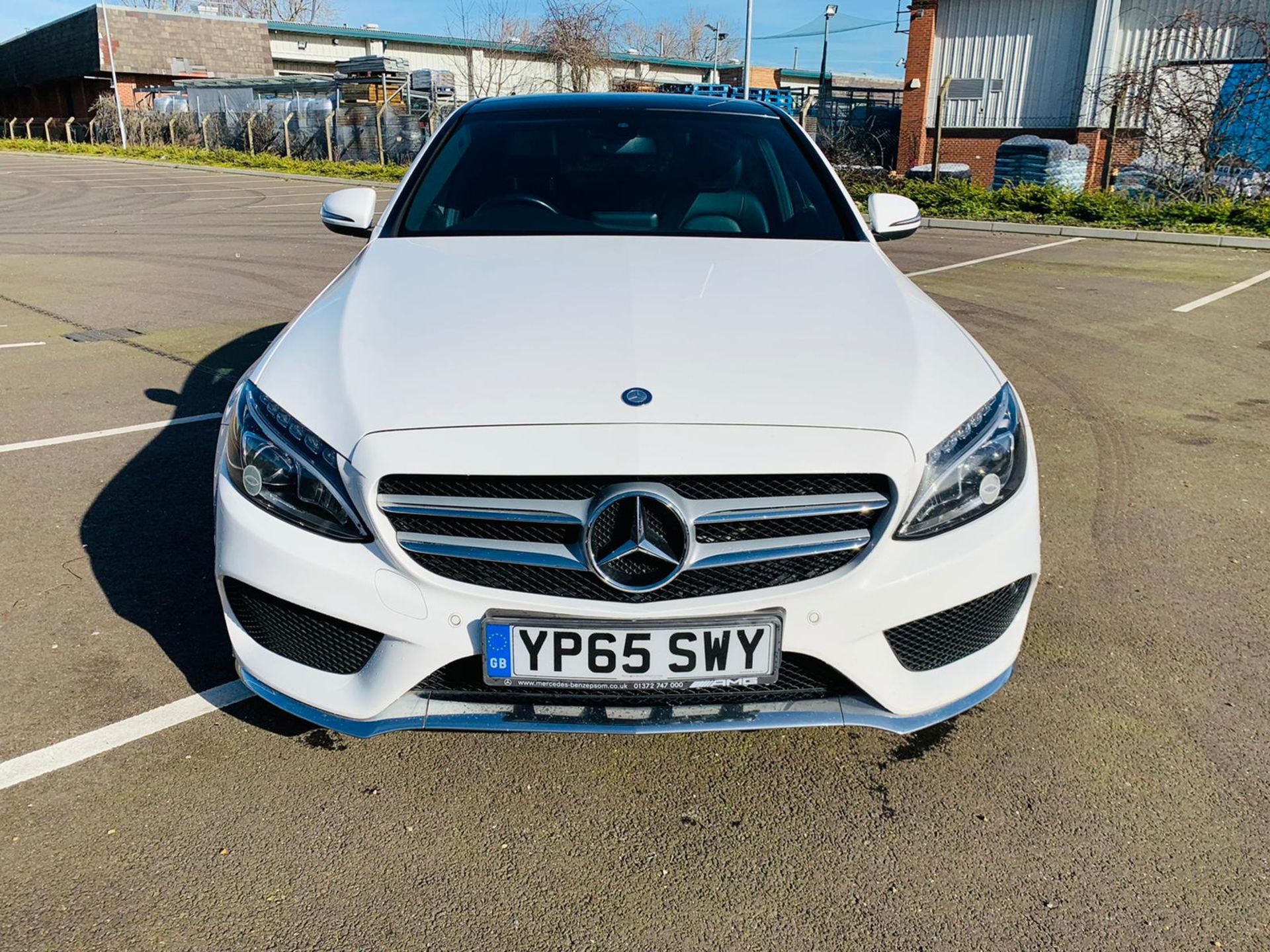 (RESERVE MET) Mercedes C300H AMG Line Premium Auto Electric Diesel Hybrid- 2016 Model - Pan Roof - - Image 3 of 38