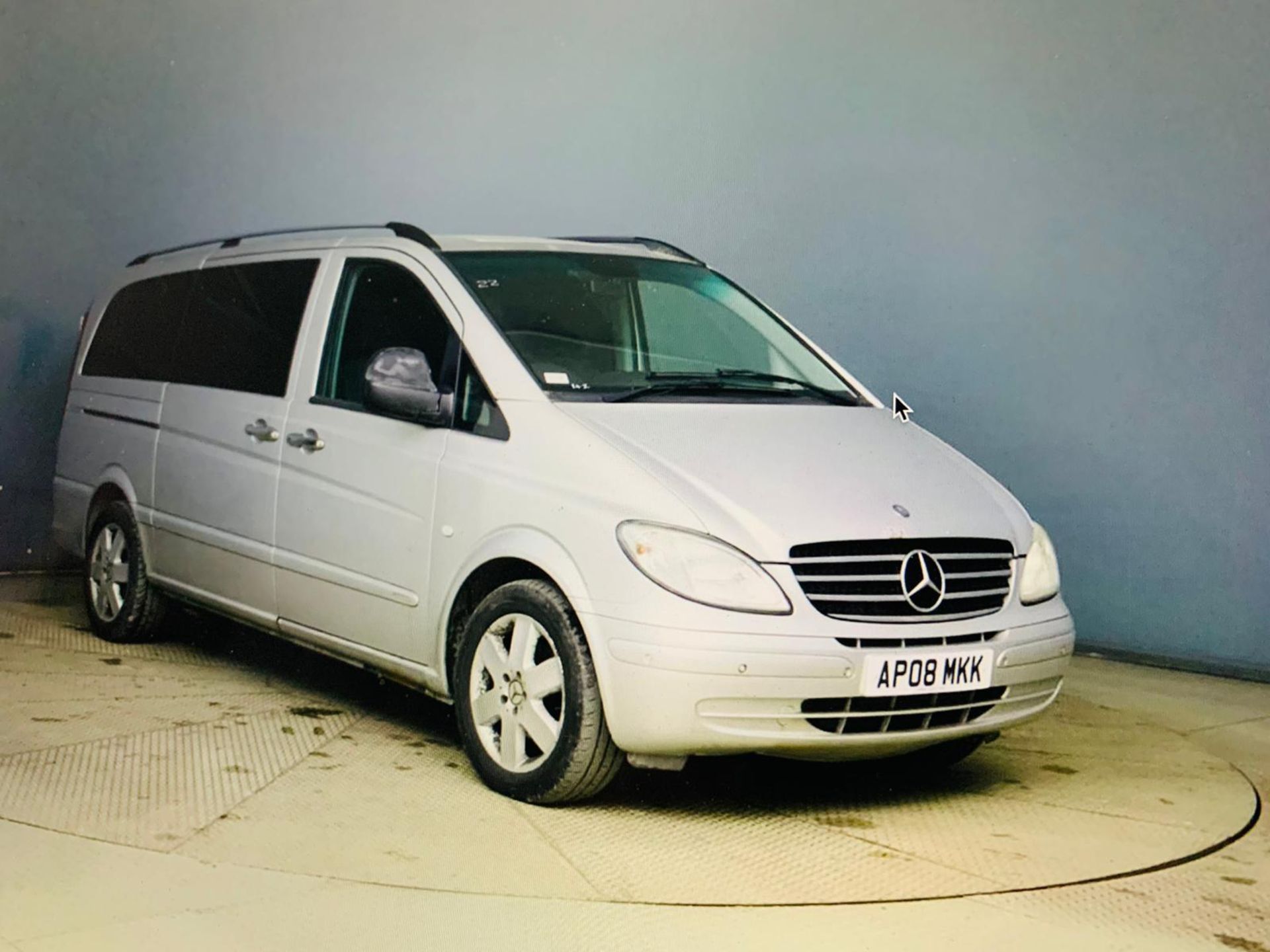 (Reserve Met) Mercedes Vito 120 CDI (3.0 V6) Auto 8 Seater MPV Combi Van - 2008 08 Reg - Air Con