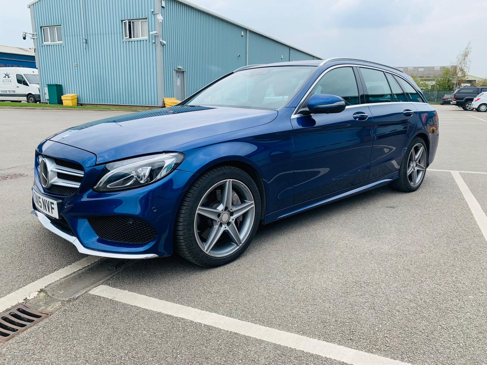 Mercedes C300 AMG Line Premium Diesel/Electric Hybrid Estate Auto - 2015 15 Reg - 1 Owner From New - Image 2 of 27