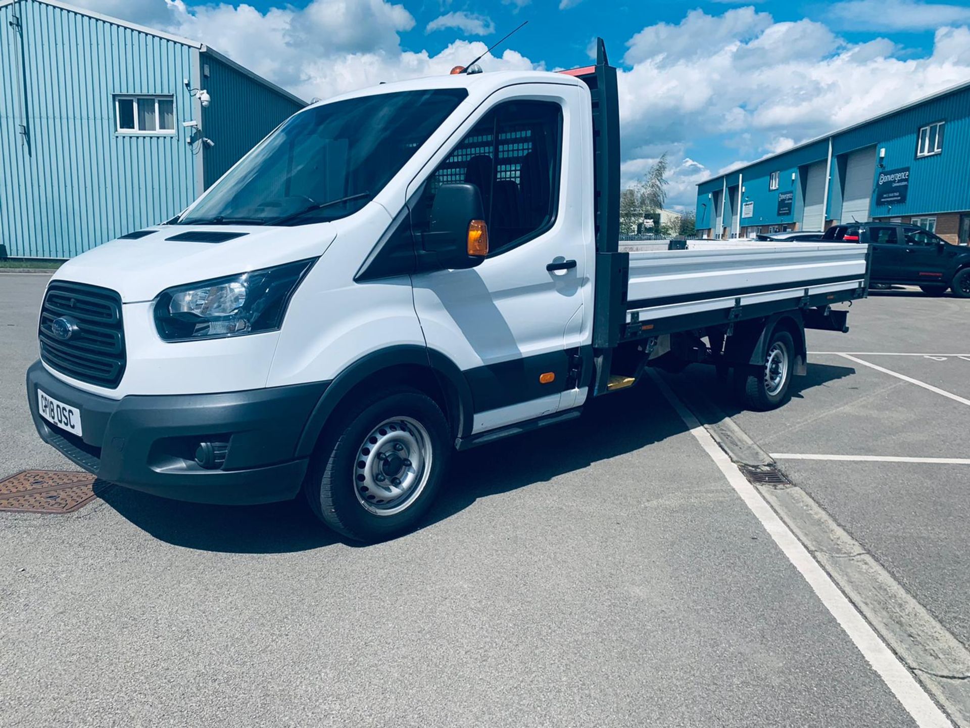 Ford Transit 350 2.0 TDCI Single Cab Dropside L4 RWD - 2018 18 Reg - - Image 2 of 21