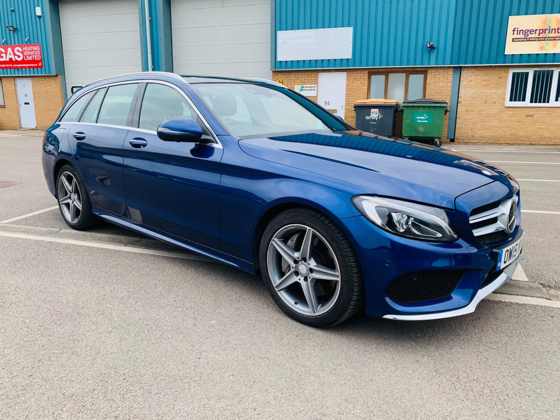 Mercedes C300 AMG Line Premium Diesel/Electric Hybrid Estate Auto - 2015 15 Reg - 1 Owner From New - Image 2 of 27