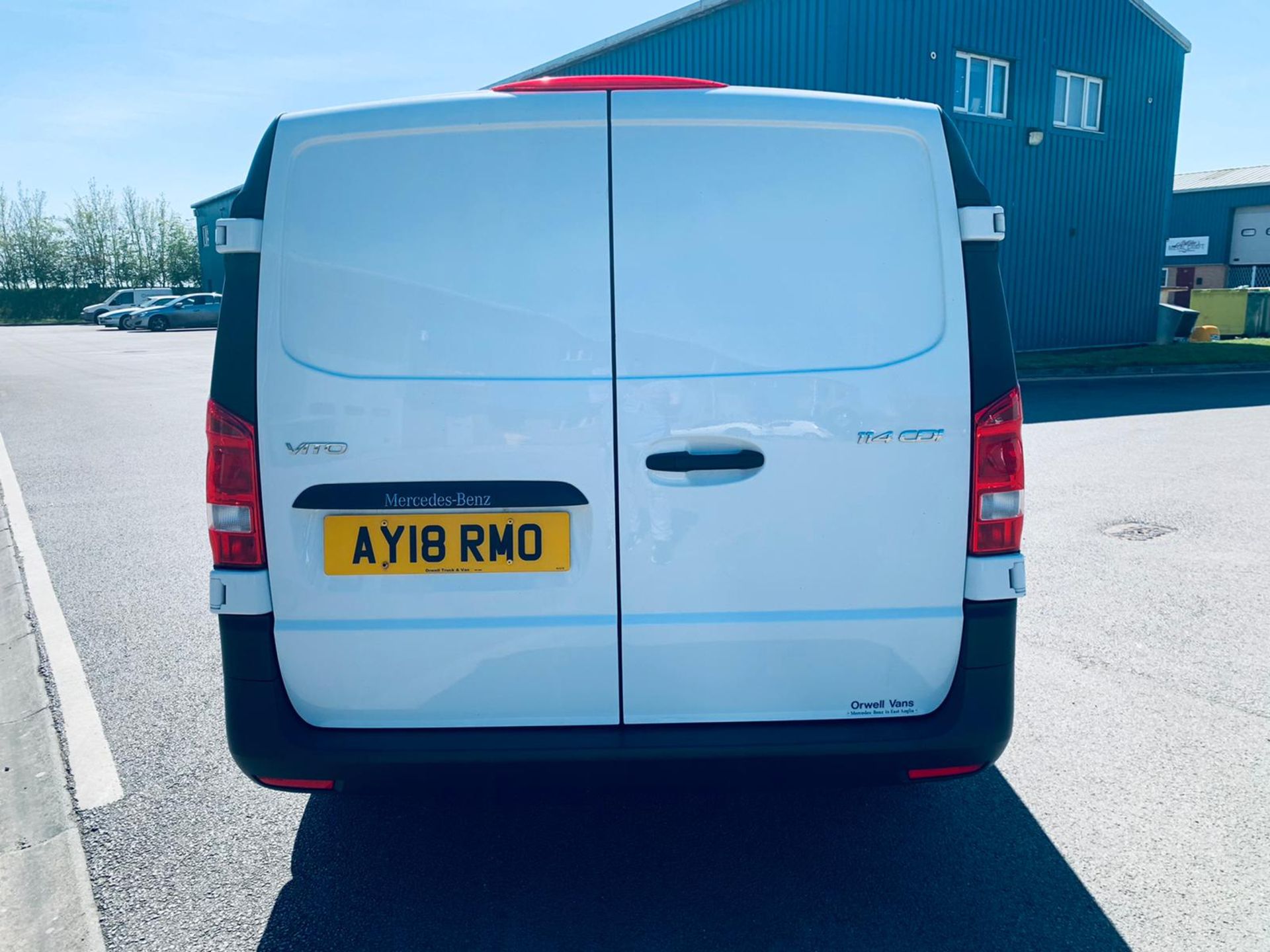 (RESERVE MET) Mercedes Vito 114CDI Bluetec 2018 18 Reg LWB - Air Con - Euro 6 - FSH - ULEZ - 1 Owner - Image 3 of 22