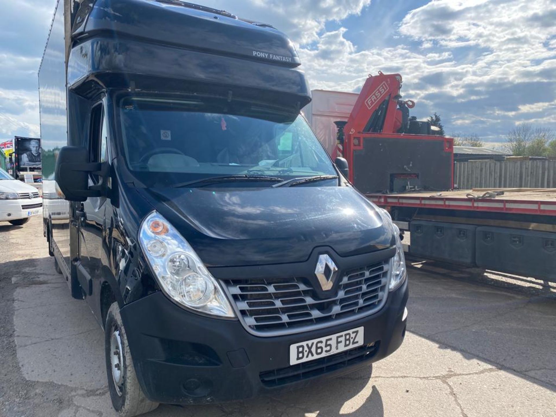 RESERVE MET - RENAULT MASTER "LWB" MAXI LOAD LUTON - 65 REG - BLACK - ELEC PACK - SLEEPER POD - LOOK - Image 2 of 13