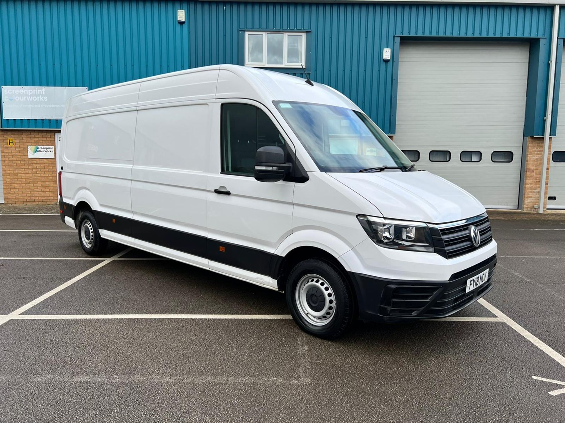 (RESERVE MET)VOLKSWAGEN CRAFTER 2.0TDI CR35 BLUEMOTION LWB H/R -2018 18REG -EURO6 -FSH -NEW SHAPE- - Image 2 of 21