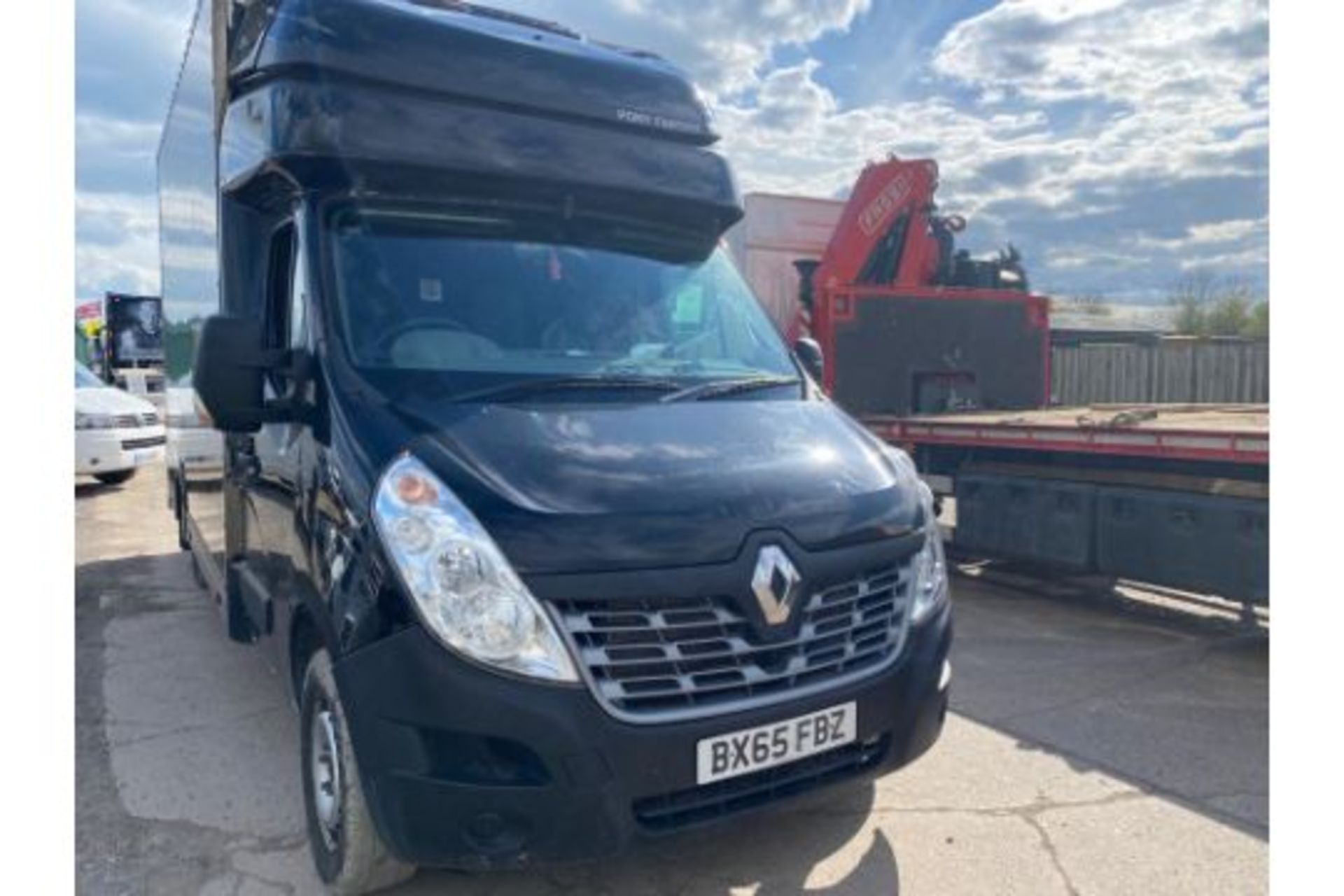 (Reserve Met)RENAULT MASTER "LWB" MAXI LOAD LUTON - 65 REG - BLACK - ELEC PACK - SLEEPER POD - LOOK - Image 2 of 13