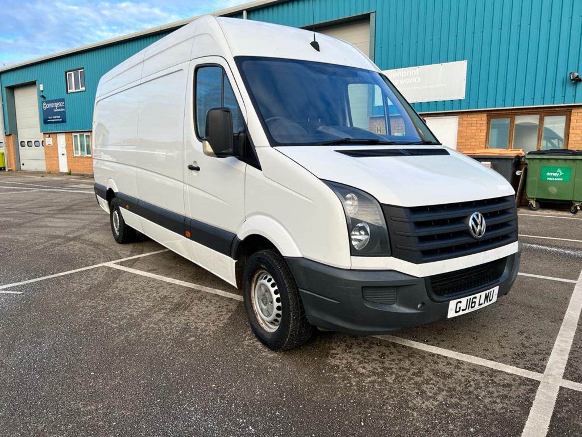 (RESERVE MET) Volkswagen Crafter CR35 2.0tdi 134bhp 'LWB HIGH ROOF' - 2016 16 Reg - fully ply lined - Image 2 of 19