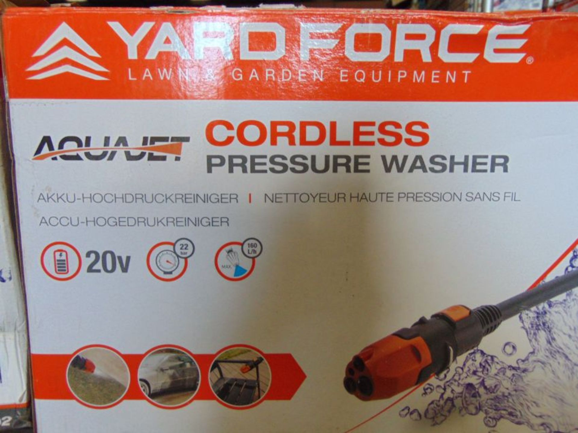 6 x Cordless Pressure Washers as shown - Image 3 of 4