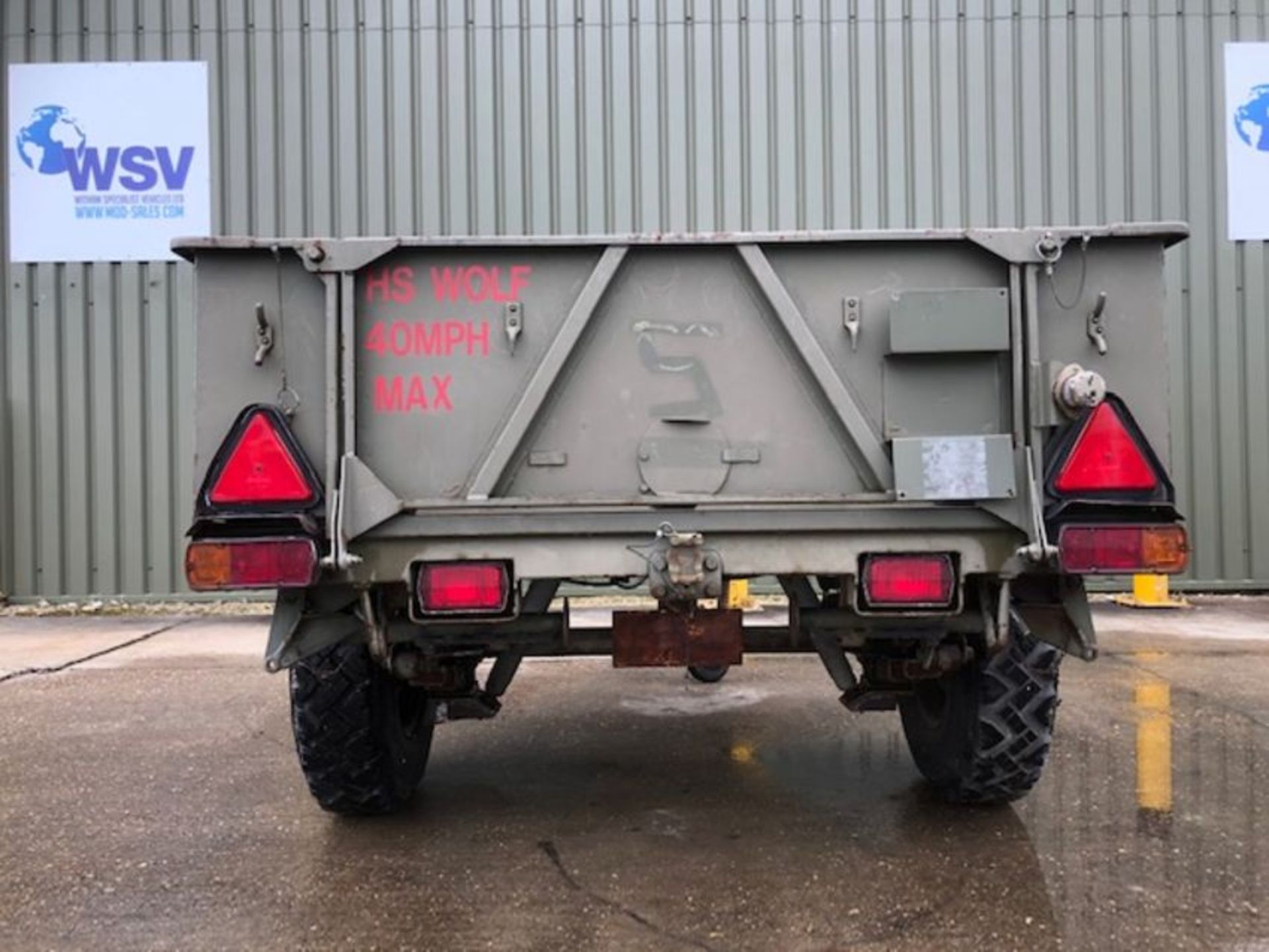 Reynolds Boughton Wide Track Land Rover Trailer with Drop Tail Gate - Image 7 of 23