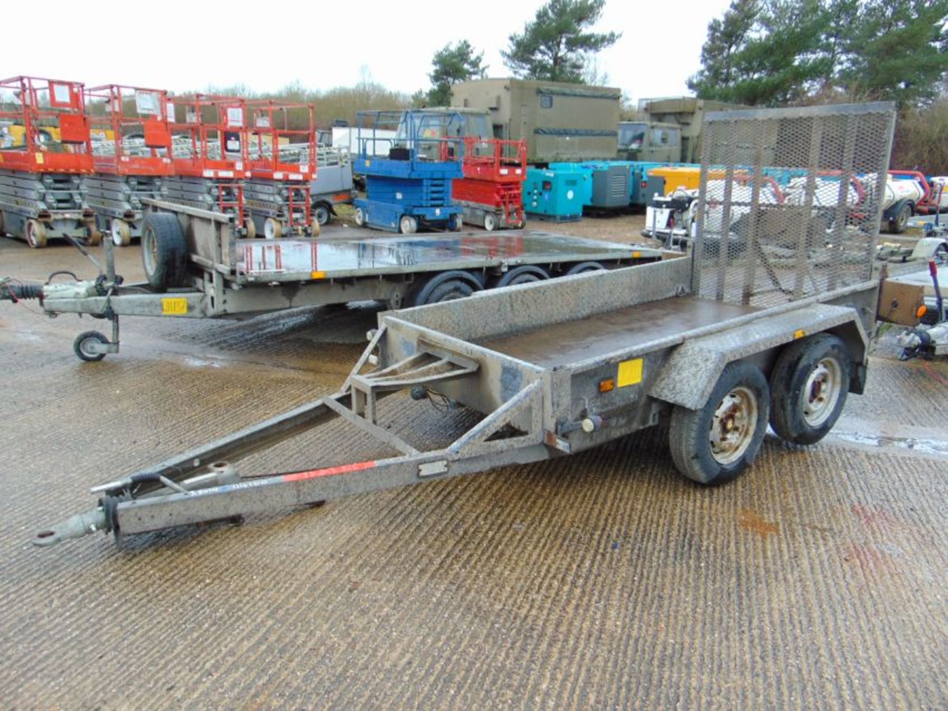 Indespension 2.7 TonneTwin Axle Plant Trailer c/w Ramps - Image 3 of 9