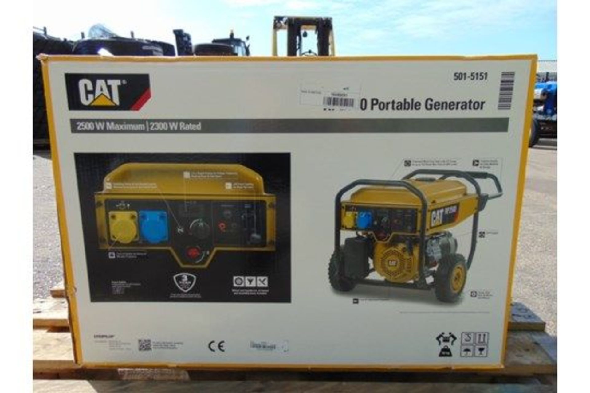 QTY 5 x UNISSUED Caterpillar RP2500 Industrial Petrol Generator Sets - Image 7 of 9
