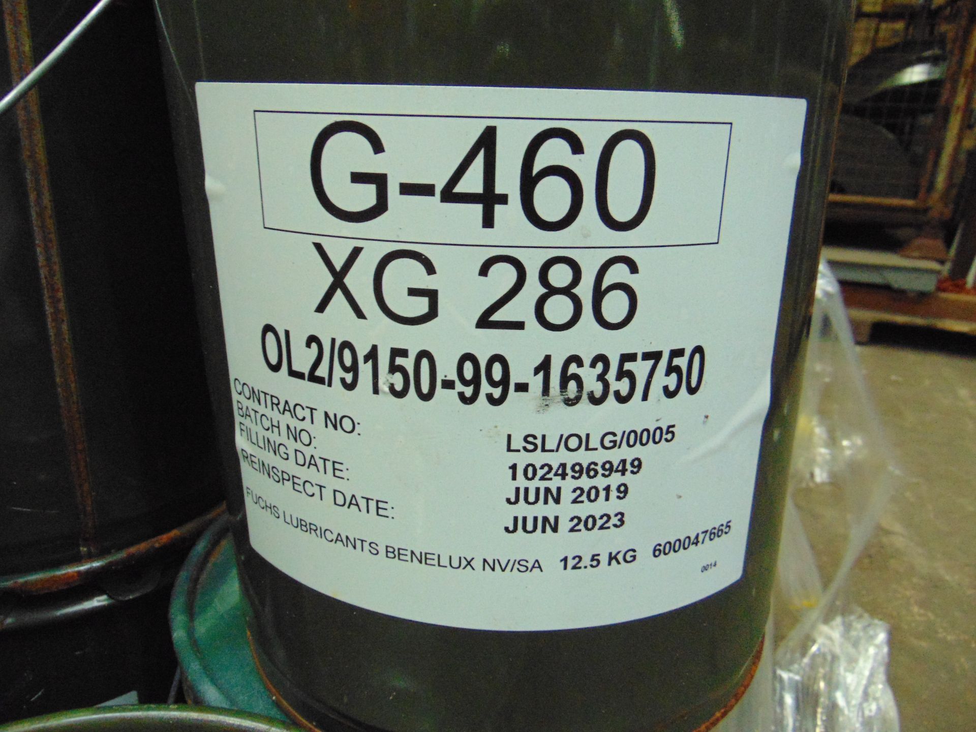 23 x Unused 12.5kg Drums of XG-286 Sea Water Resistant Marine Application Grease - Image 2 of 2