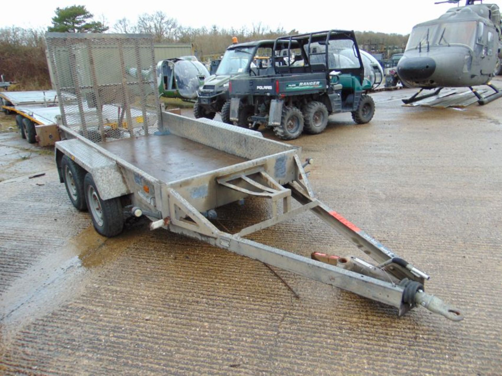 Indespension 2.7 TonneTwin Axle Plant Trailer c/w Ramps