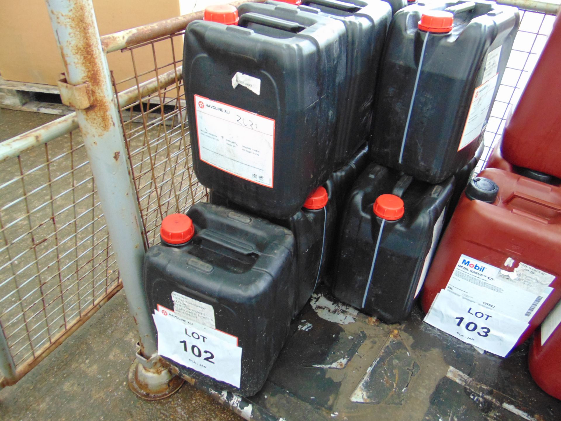 10 x Unissued 20L Sealed Drums of Texaco Havoline XLI Corrosion Inhibitor
