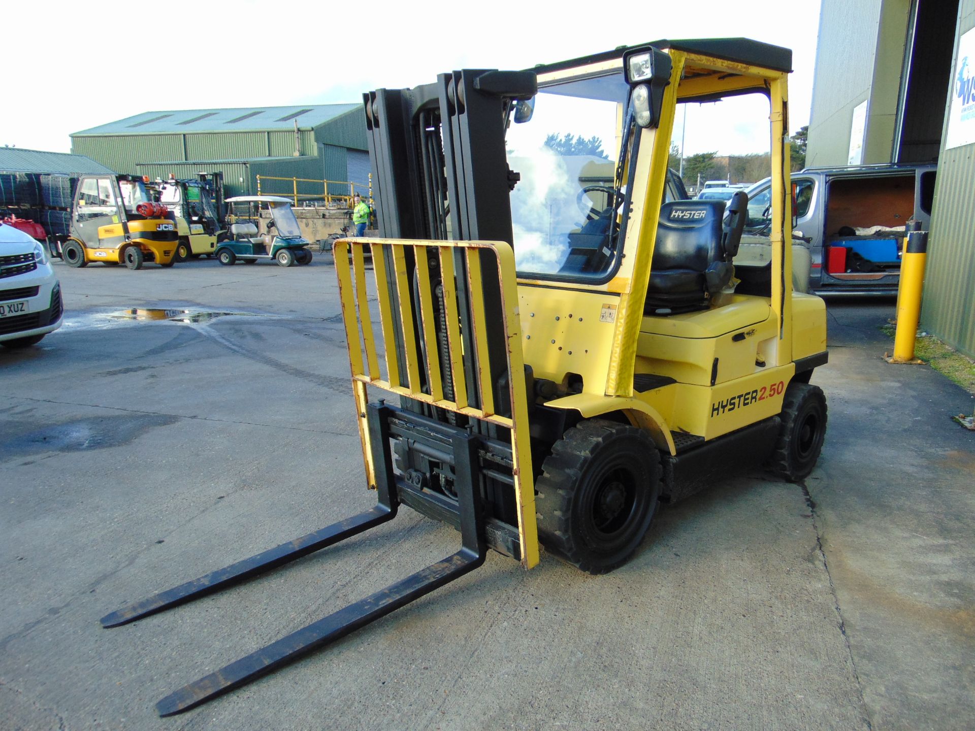 Hyster H2.50XM Counter Balance Diesel Forklift ONLY 1,699 HOURS! - Image 3 of 26