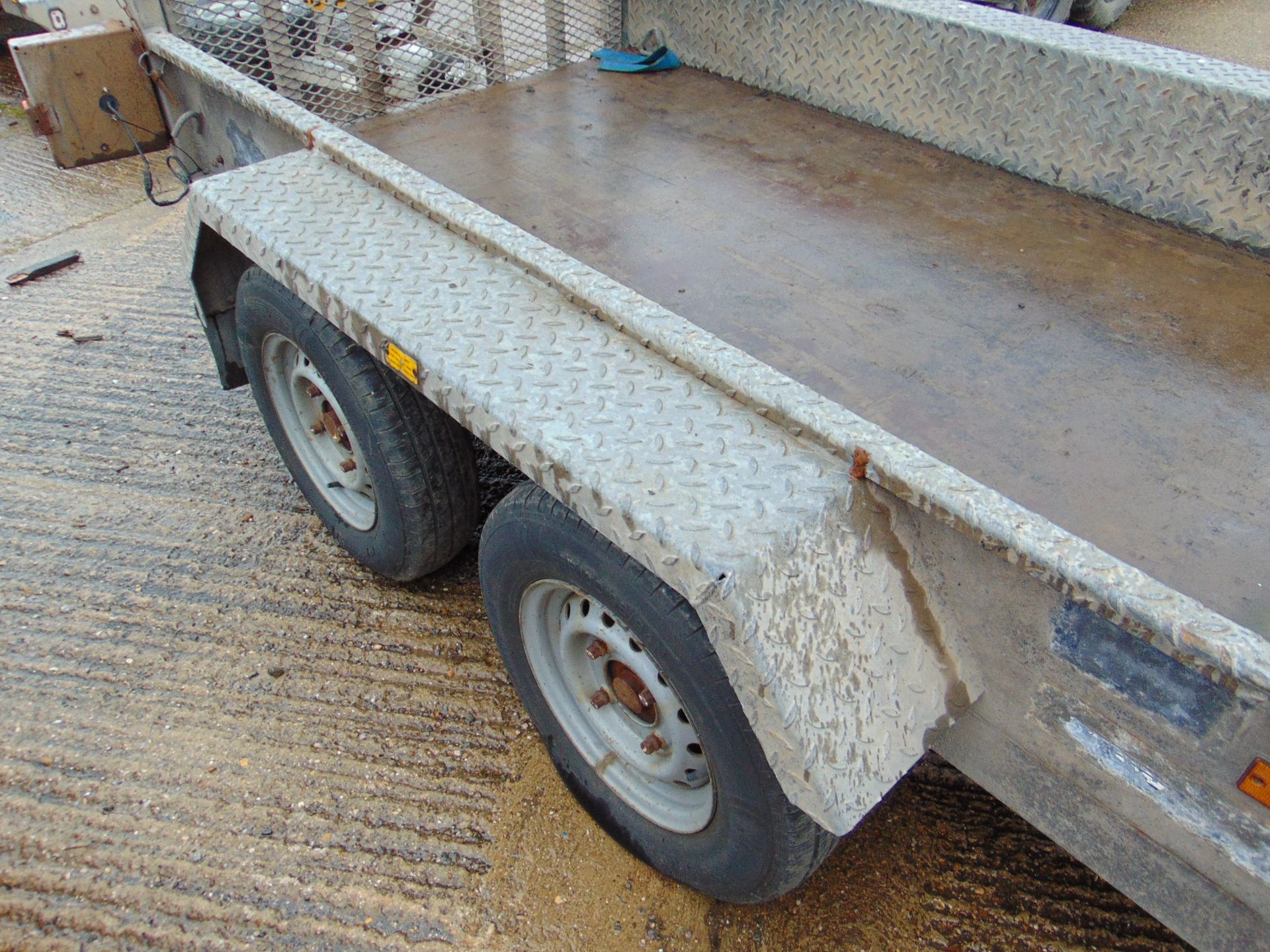 Indespension 2.7 Tonne Twin Axle Plant Trailer c/w Ramps - Image 7 of 9