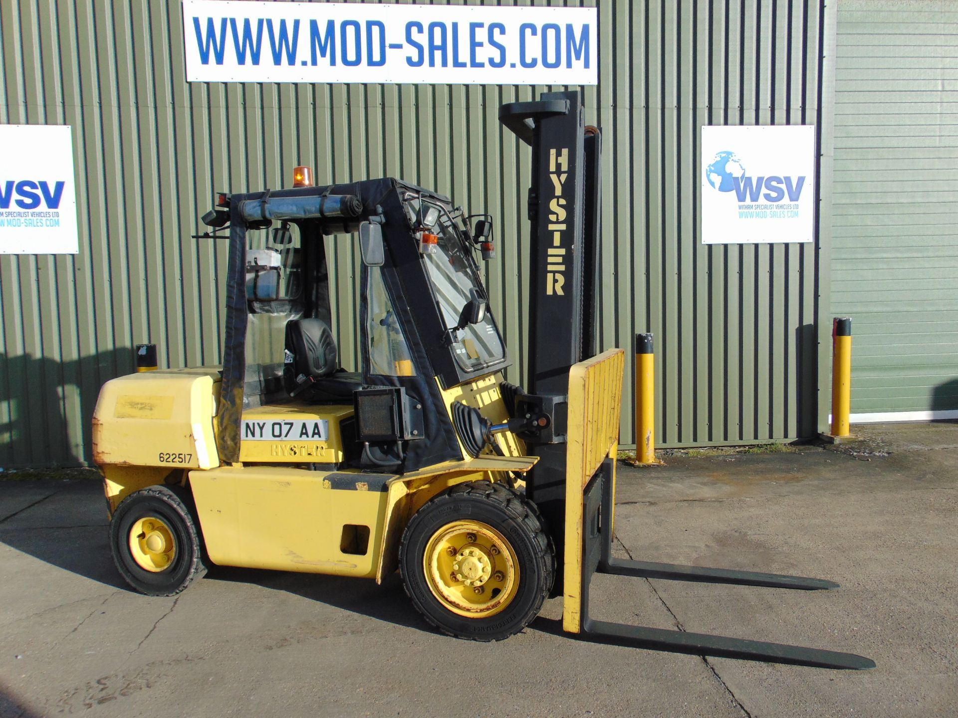 Hyster H4.00 XLS Counter Balance Diesel Forklift ONLY 5,326 HOURS!