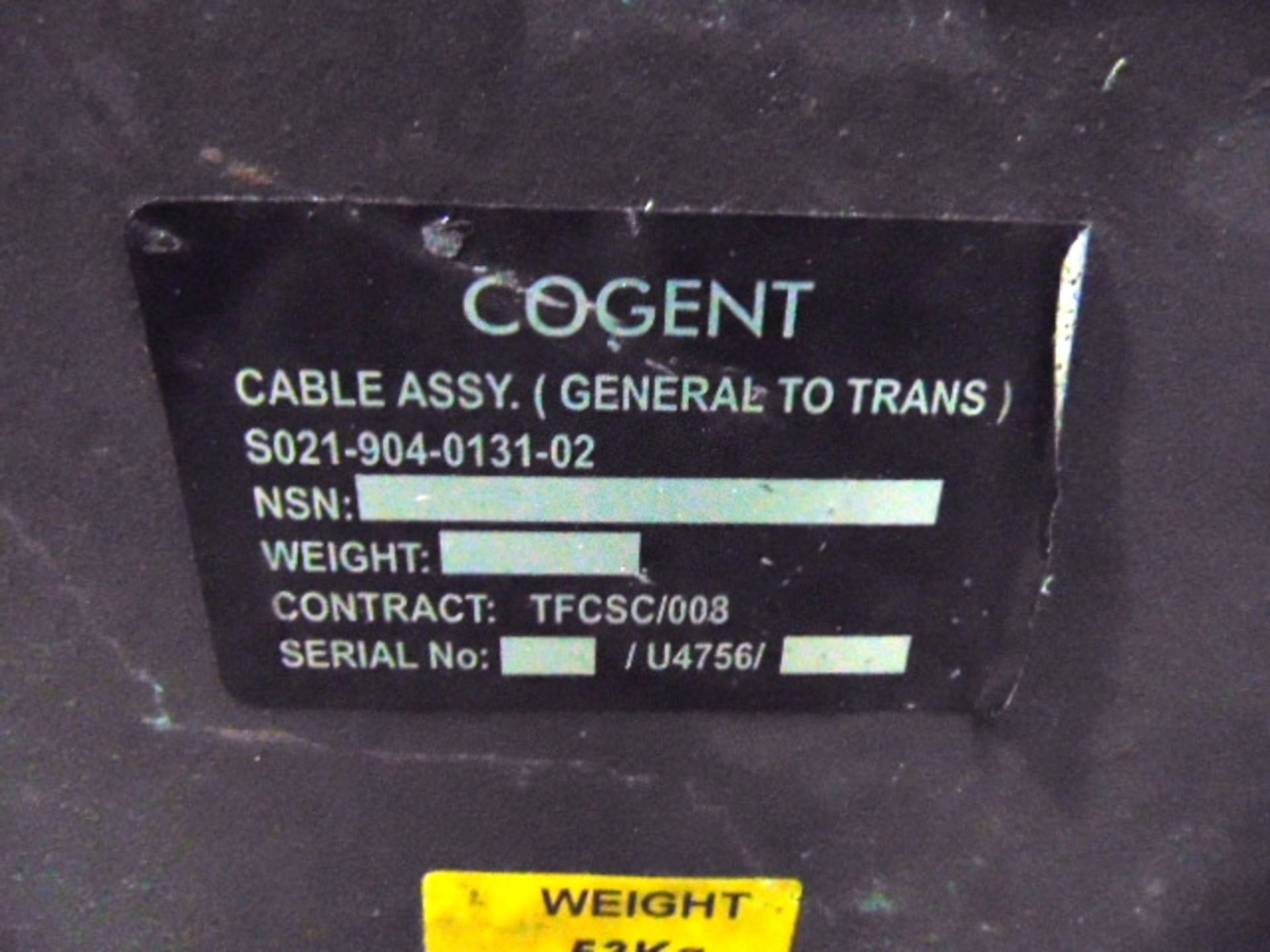 Unissued 50 M Heavy Duty Generator Cable on Reel - Image 3 of 3