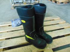 New Unissued Jolly Crosstech Gore-Tex Leather Firefighters, Bikers, Rigger Boots Waterproof SIZE 5