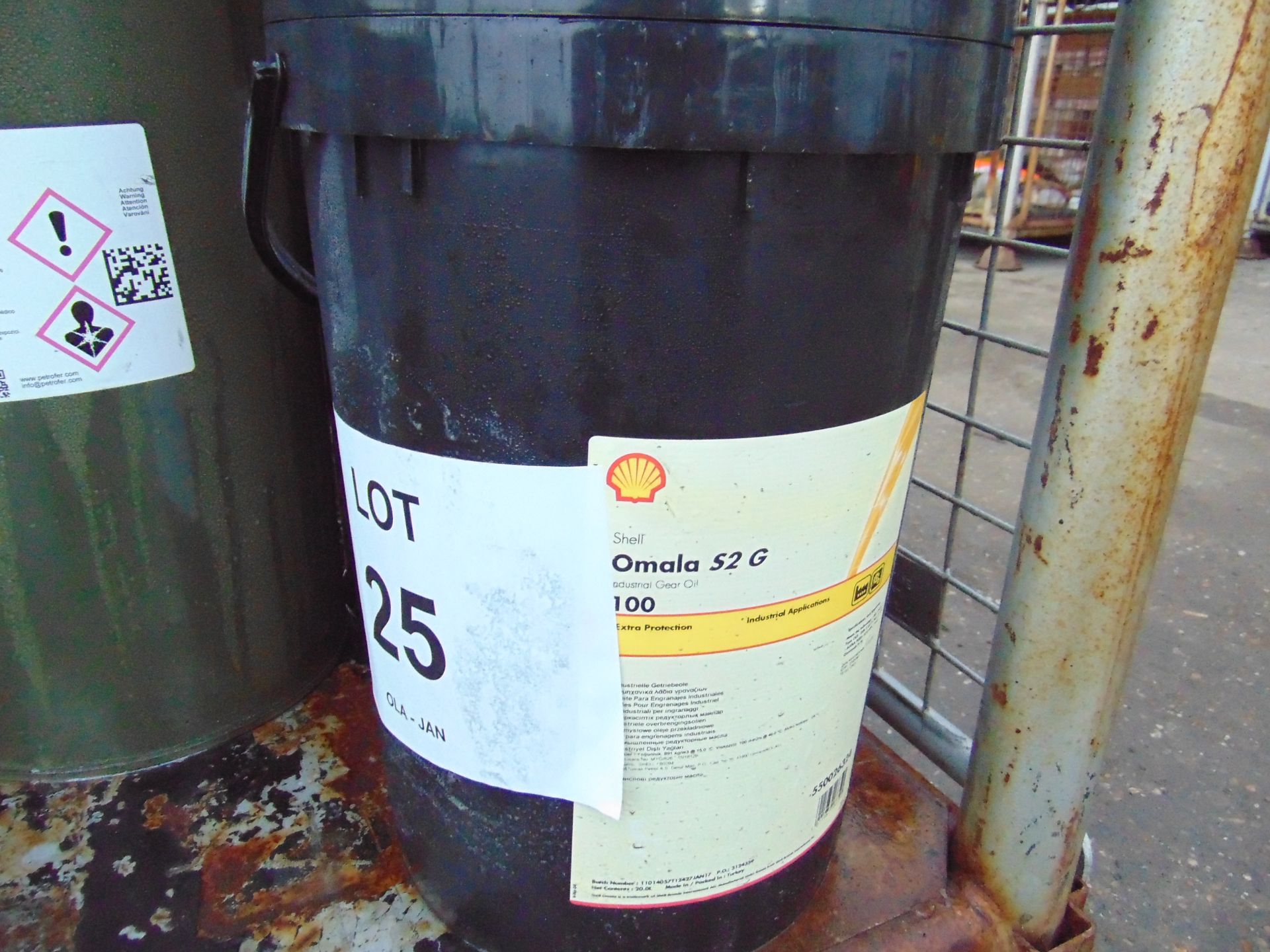 1 x Unissued 20L Sealed Drum of Shell Omala S2-G100 High Quality Industrial Gear Oil