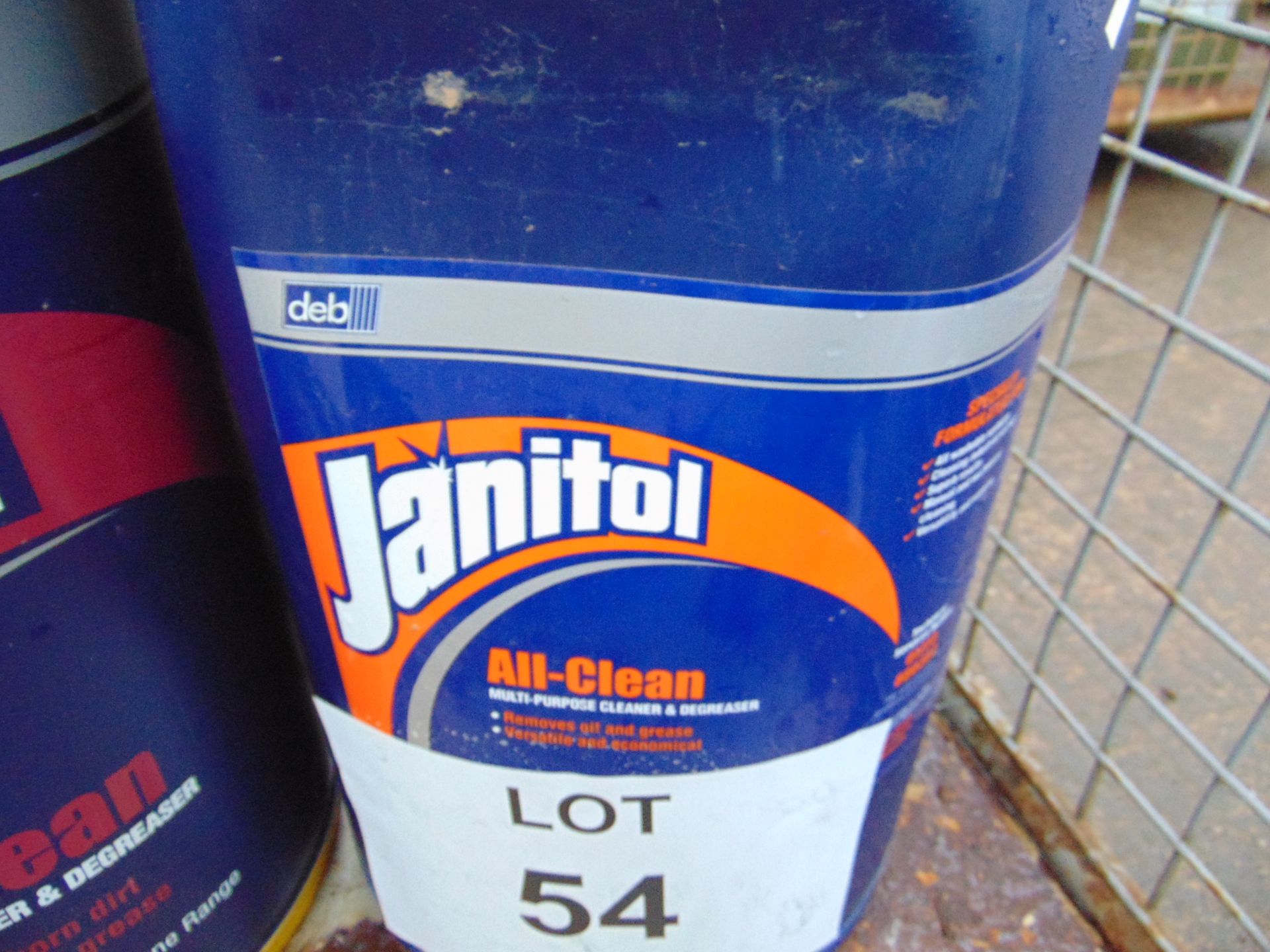2 x Unused 25L Drums of Janitol Heavy Duty Degreaser Cleaner - Image 2 of 3