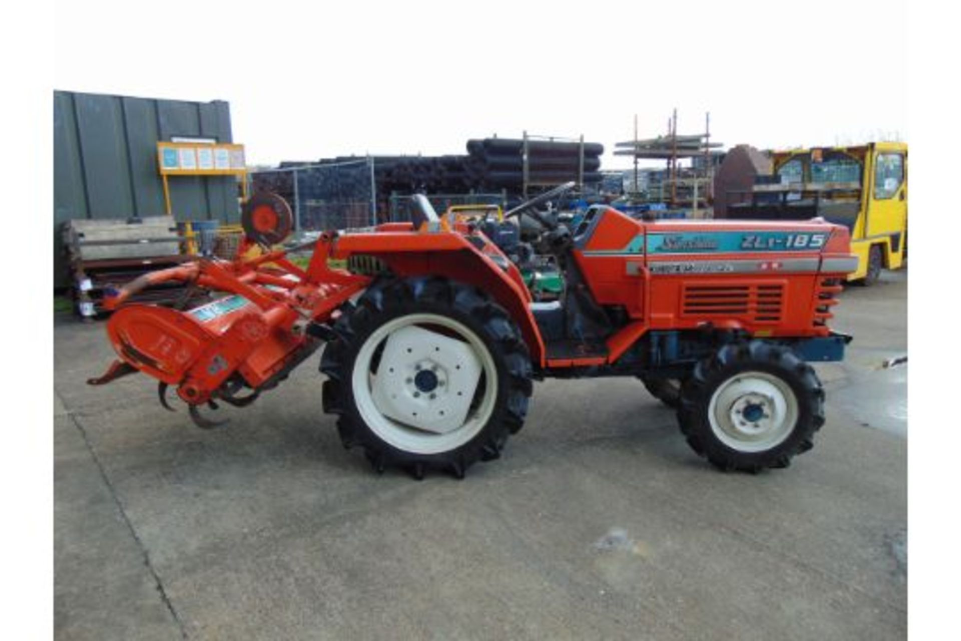 Kubota ZL1-185 4WD Compact Tractor c/w Rotavator ONLY 687 Hours! - Image 4 of 24