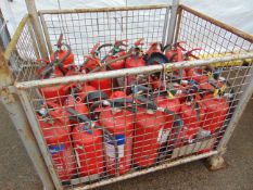 Approx 40 x Mixed Fire Extinguishers as shown