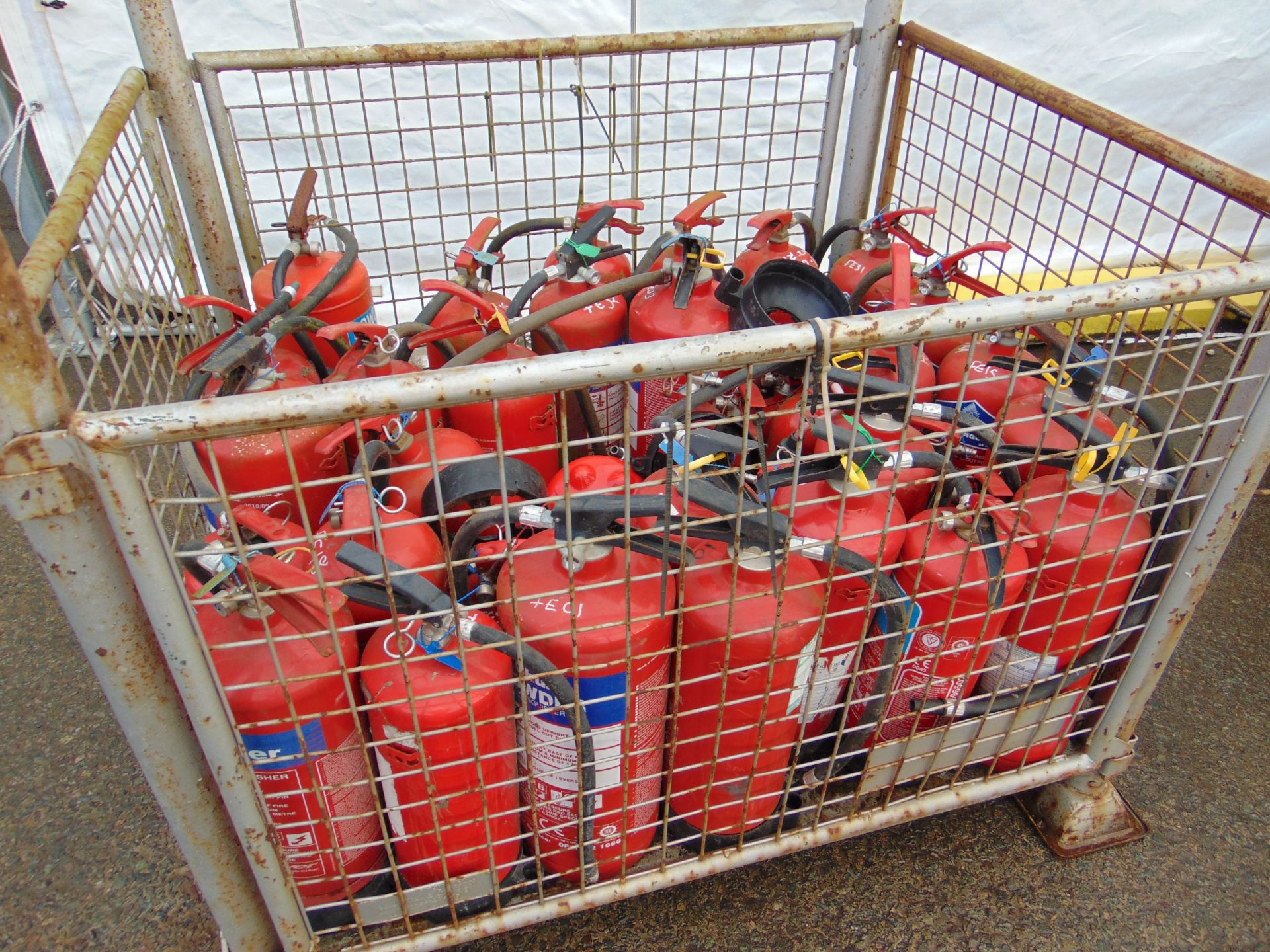 Approx 40 x Mixed Fire Extinguishers as shown