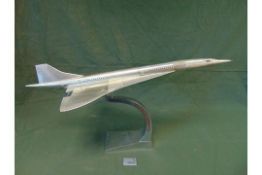 BEAUTIFUL!!! LARGE ALUMINIUM CONCORDE MODEL