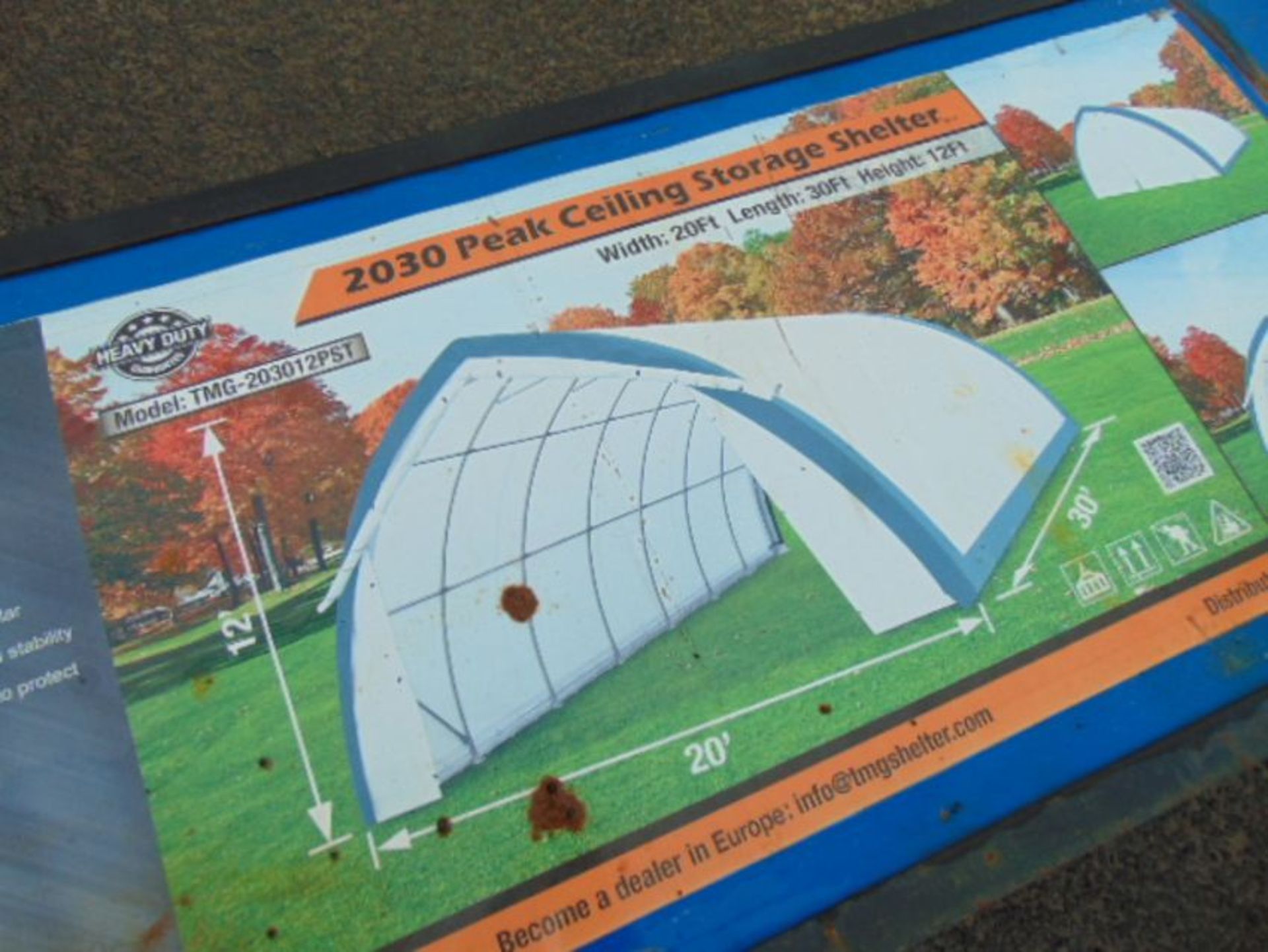 Heavy Duty Storage Shelter 20'W x 30'L x 12' H P/No 203012PST