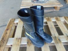 New Unissued Jolly Crosstech Gore-Tex Leather Firefighters, Bikers, Rigger Boots Waterproof SIZE 10