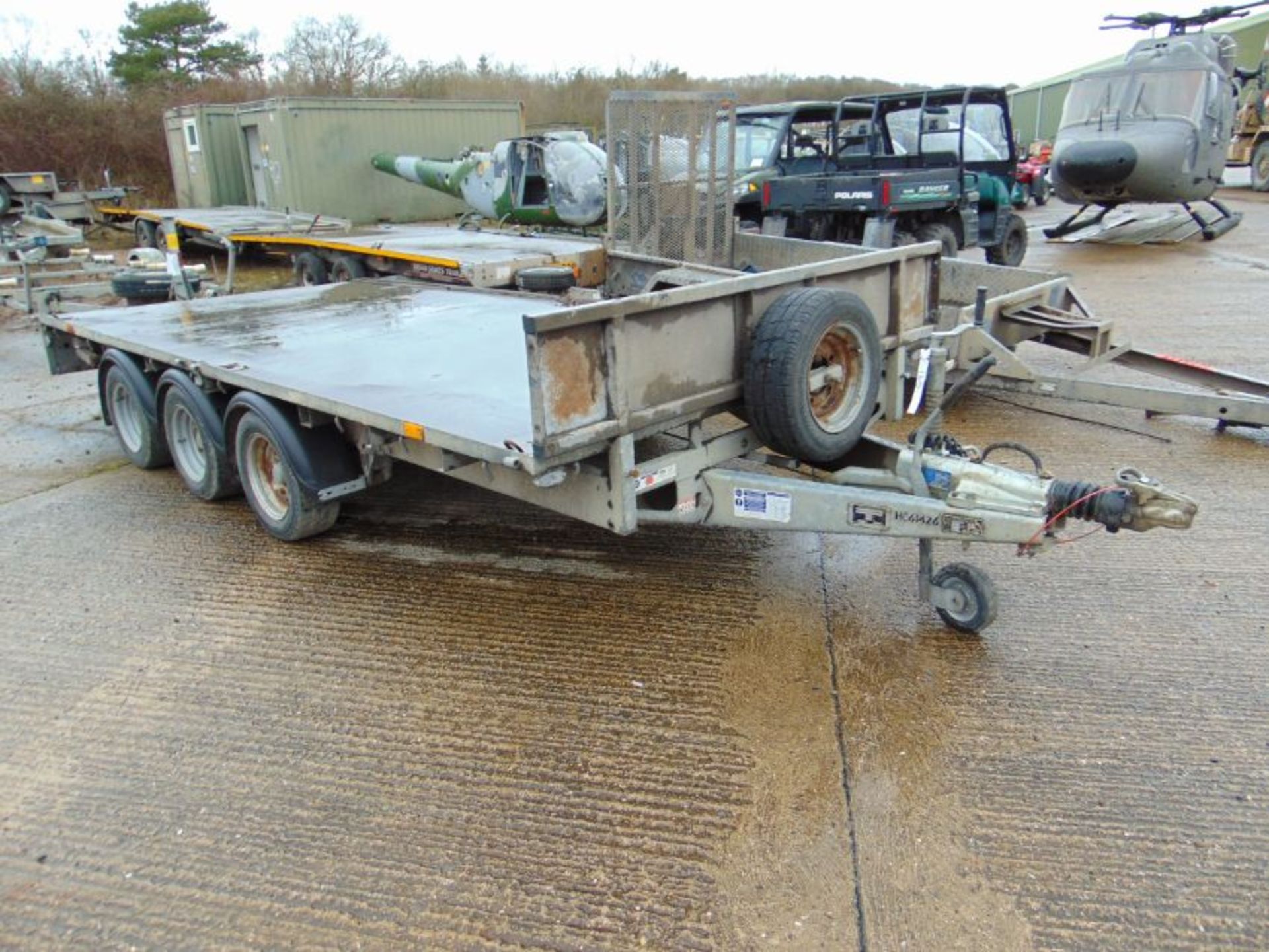 Ifor Williams 3.5 Tonne 3 Axle Plant / Car Transporter Trailer