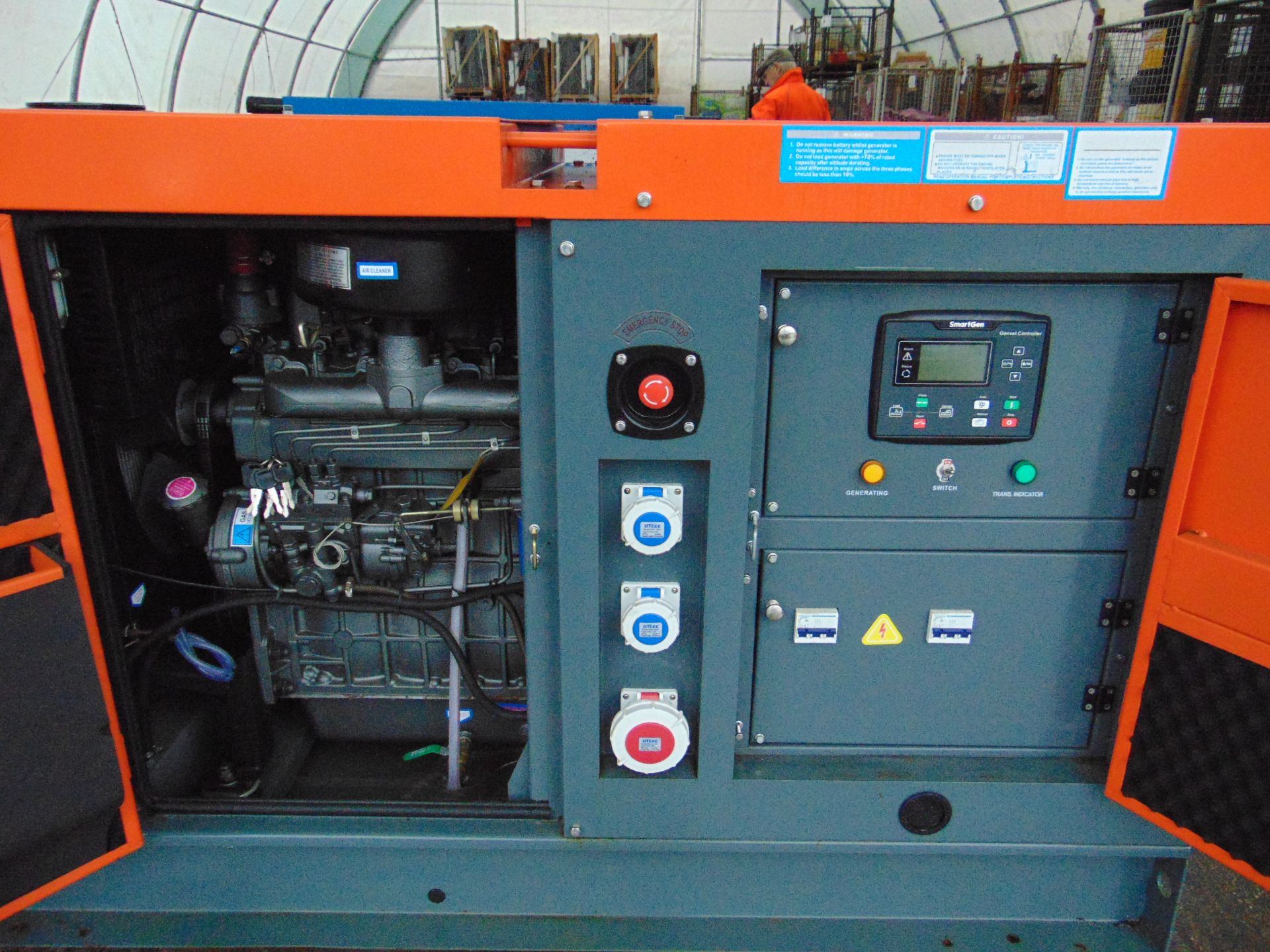 UNISSUED 50 KVA 3 Phase Silent Diesel Generator Set - Image 6 of 12