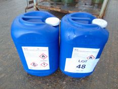2 x Unissued 20L Drums of AL 5 Ethanol Based Deicing/Defrosting Fluid
