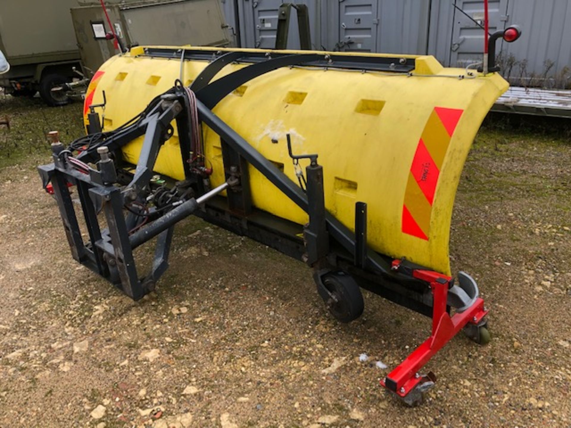 Schmidt Model SNK 34 Snow Plough Blade with frame and hydraulics. - Image 5 of 11