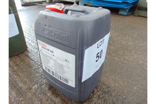 1 x Unissued 20L Drum of Castrol Alpha SP220 High Quality Industrial Gear Oil - Image 1 of 2