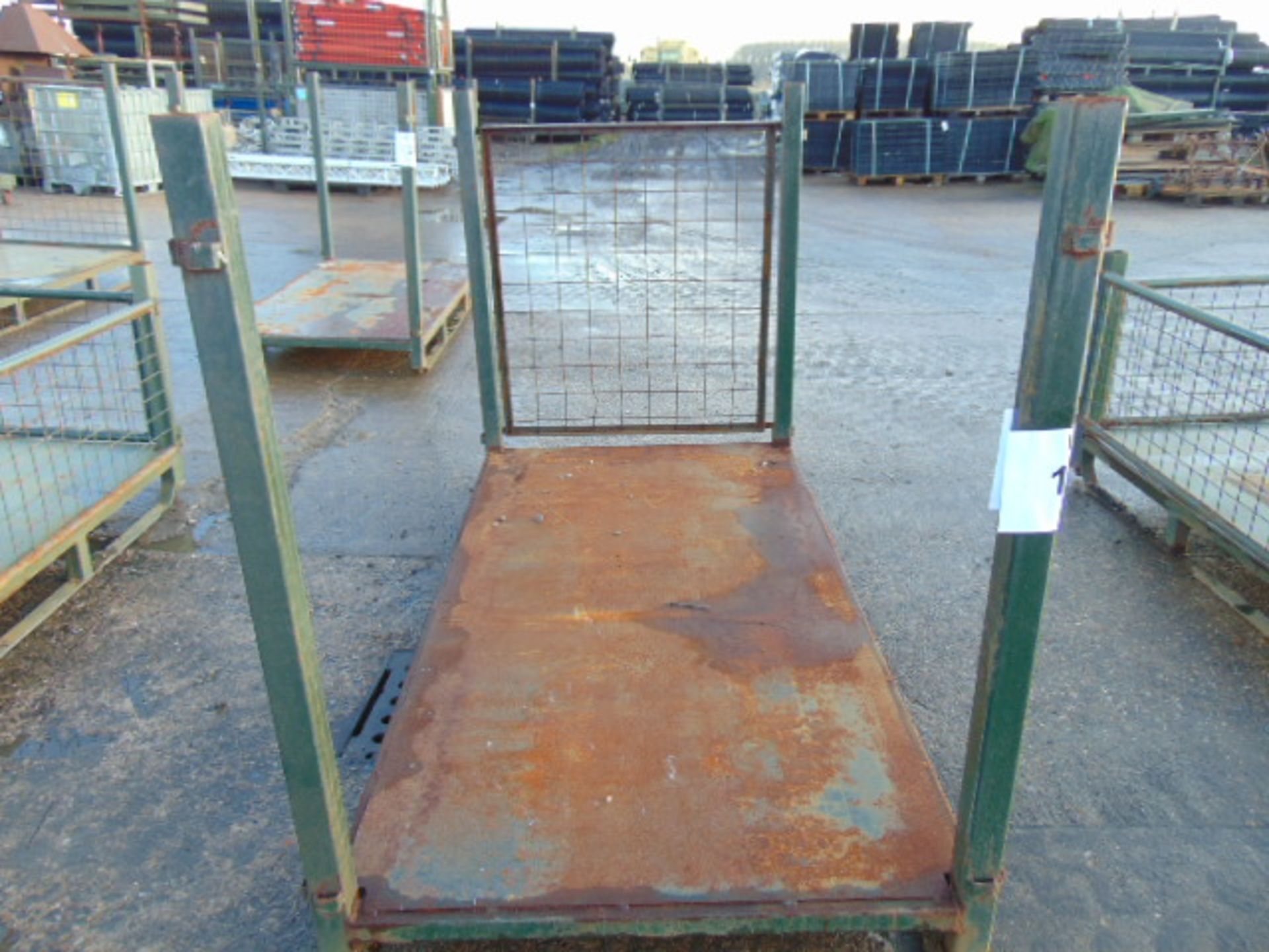 Heavy Duty Metal Stackable Stillage / Post Pallet - Image 2 of 3